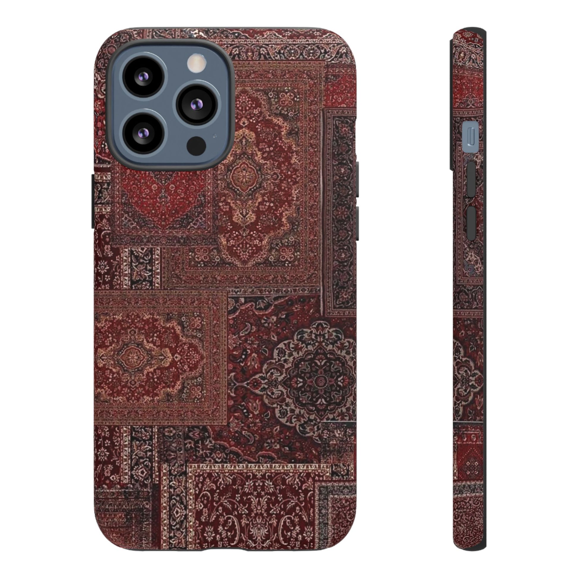 Red Persian Rug Case (collage)