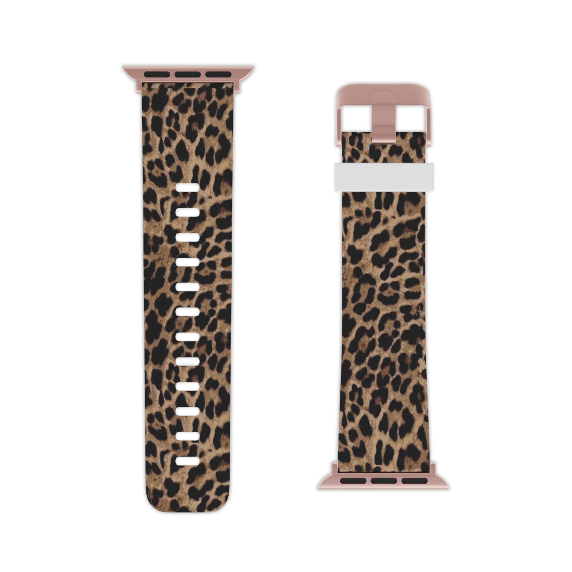 Leopard print watch band