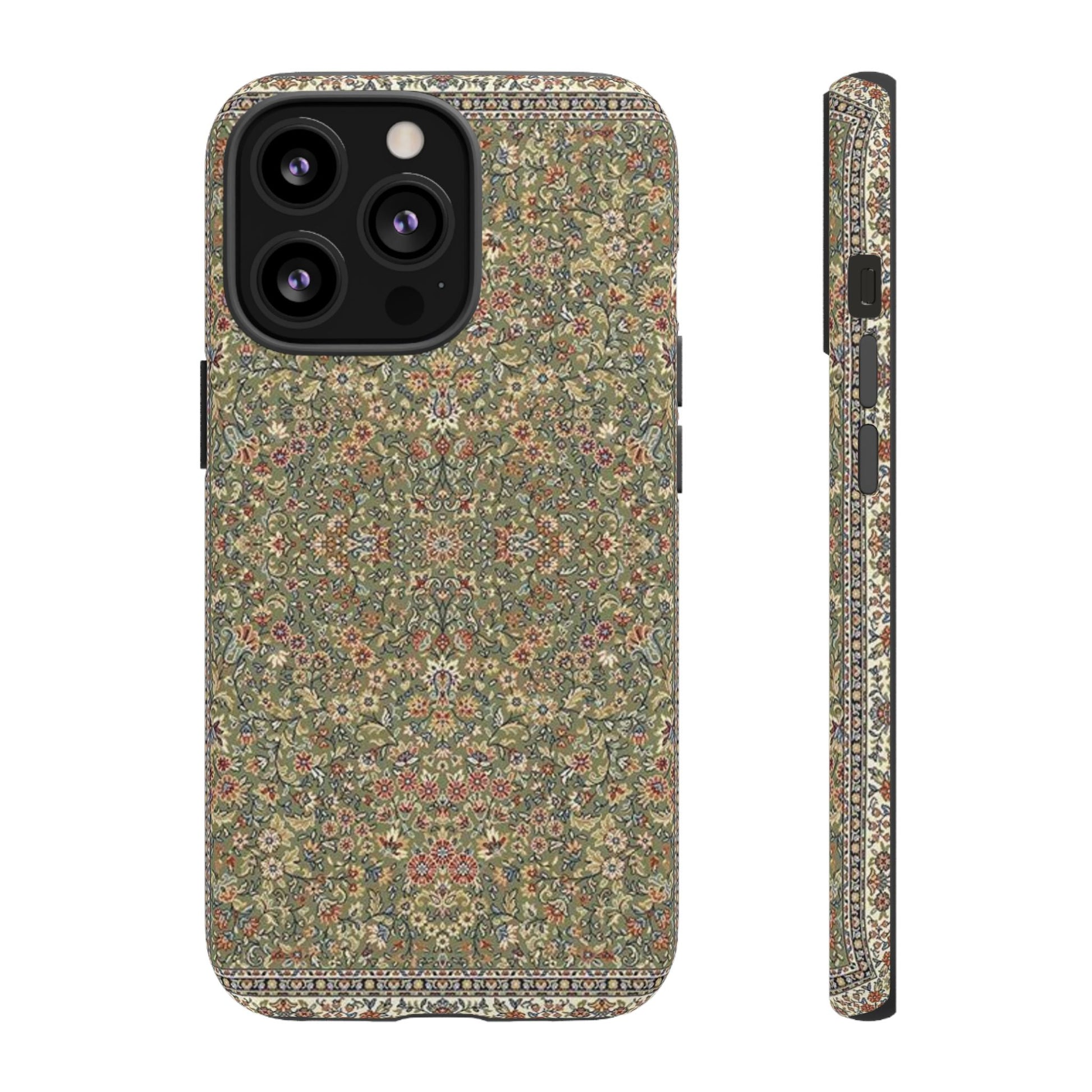 Green Persian Rug Case