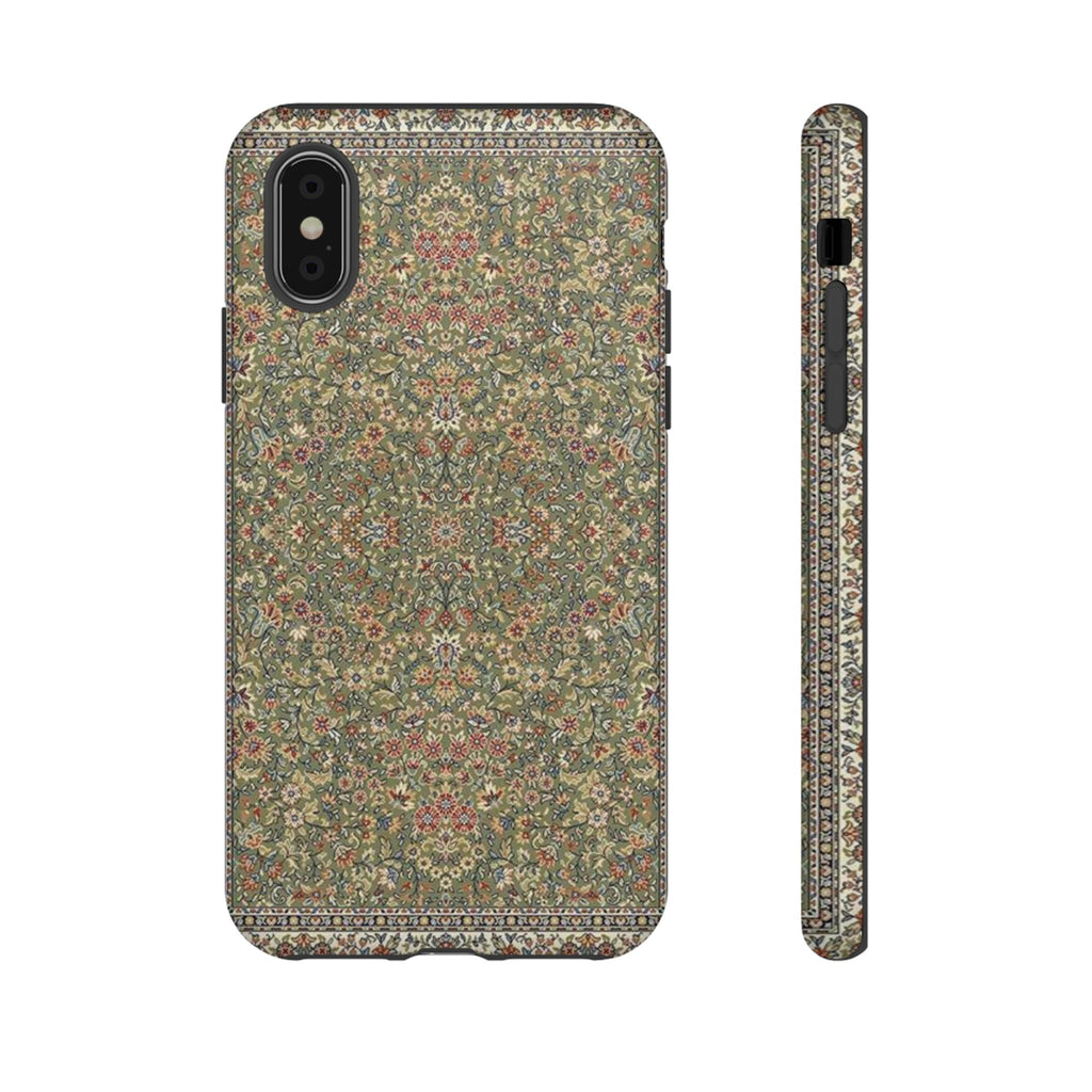 Green Persian Rug Case