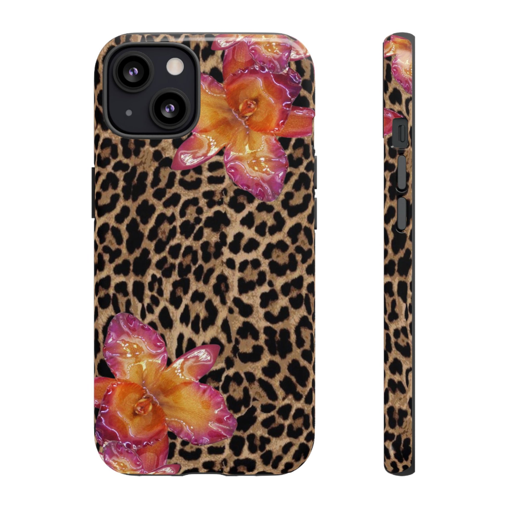 Leopard flower case