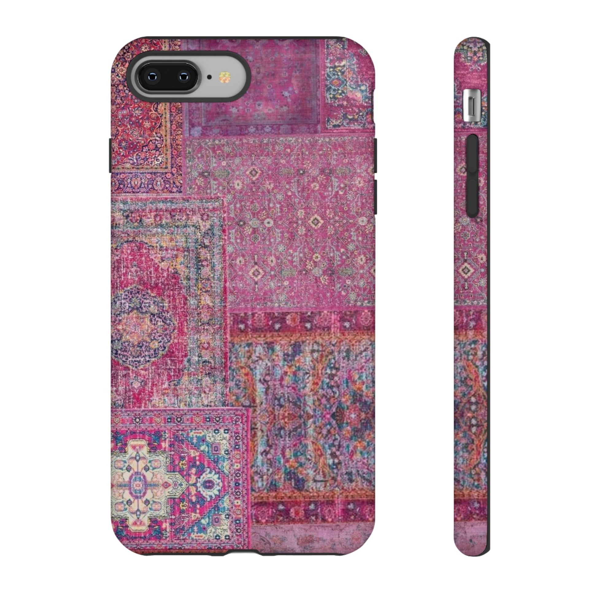 Dark Pink Persian Rug Case