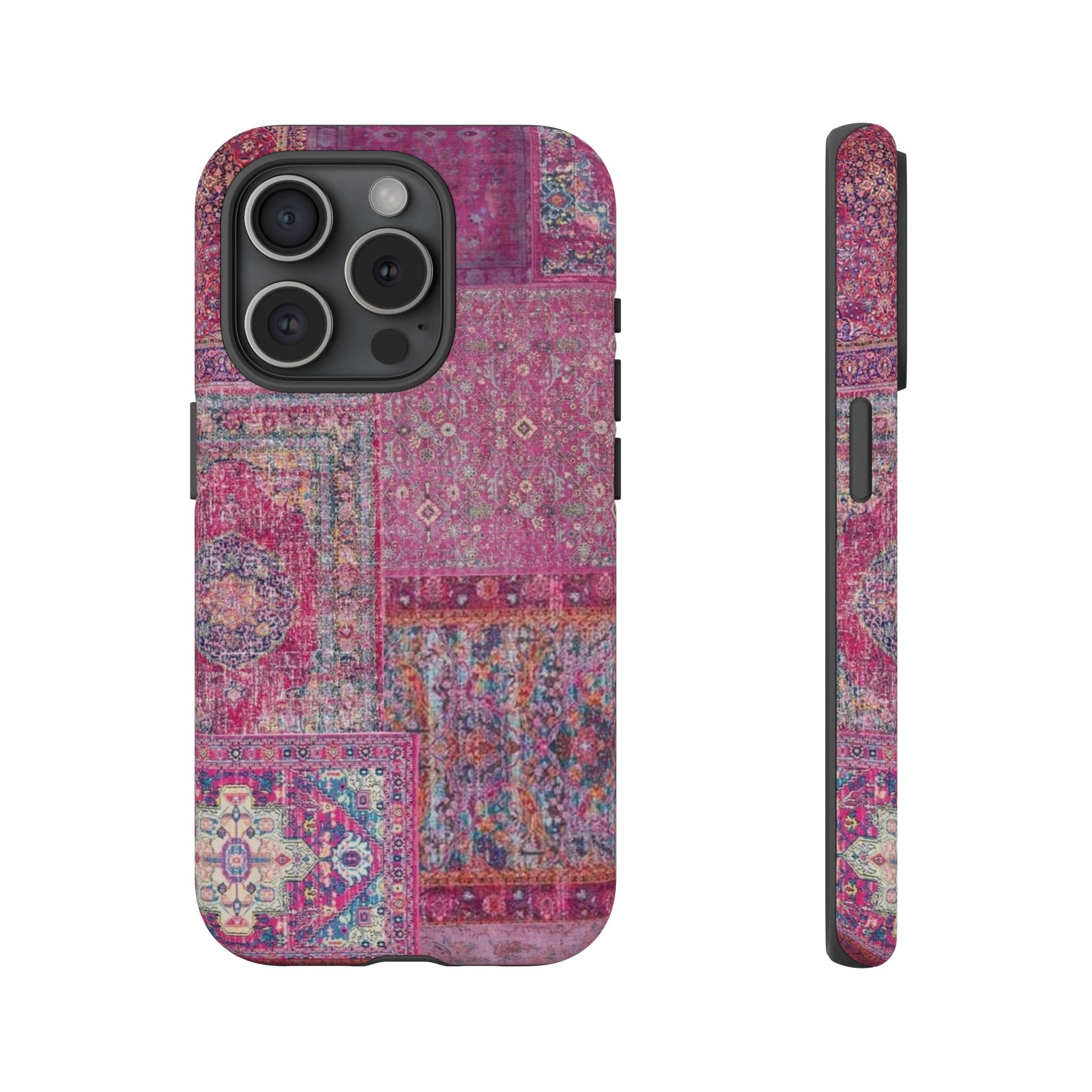 Dark Pink Persian Rug Case