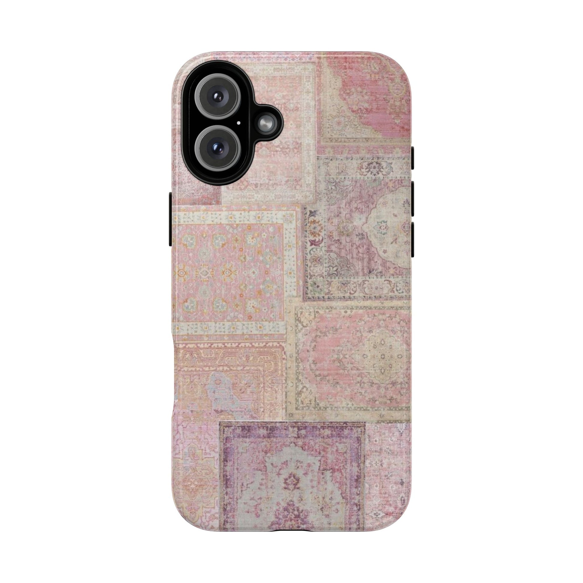 Pink Persian Rug Case (collage)