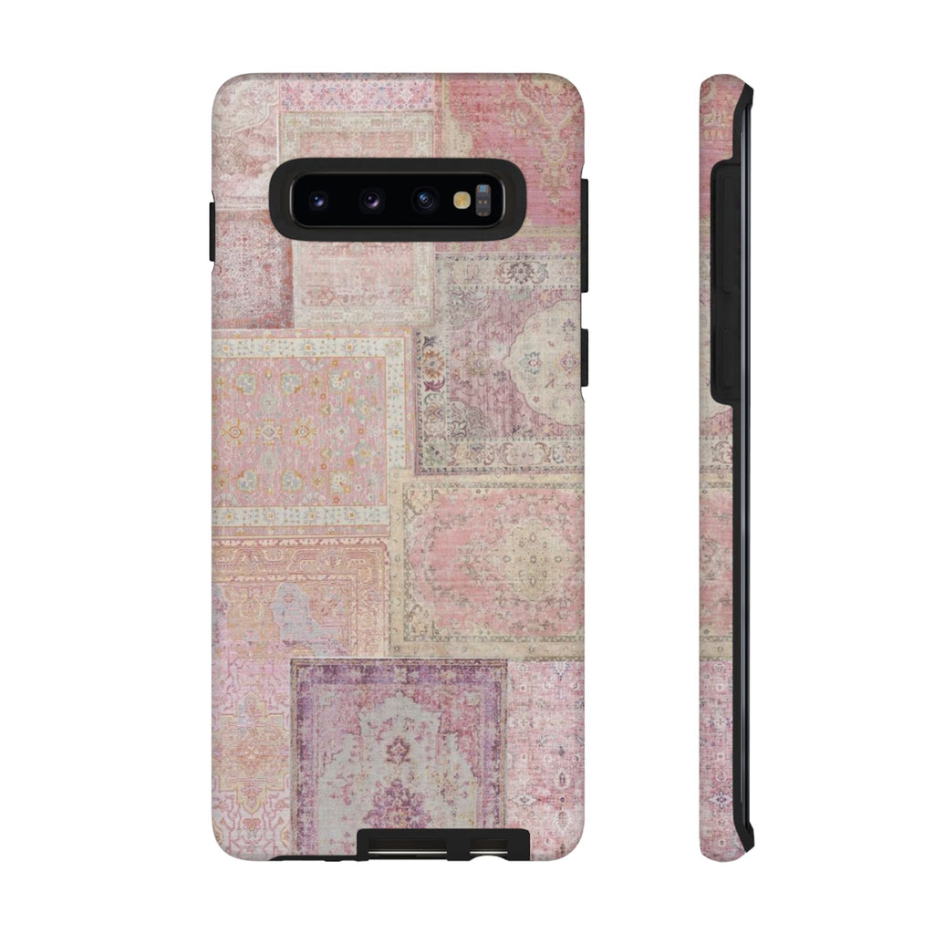 Pink Persian Rug Case (collage)