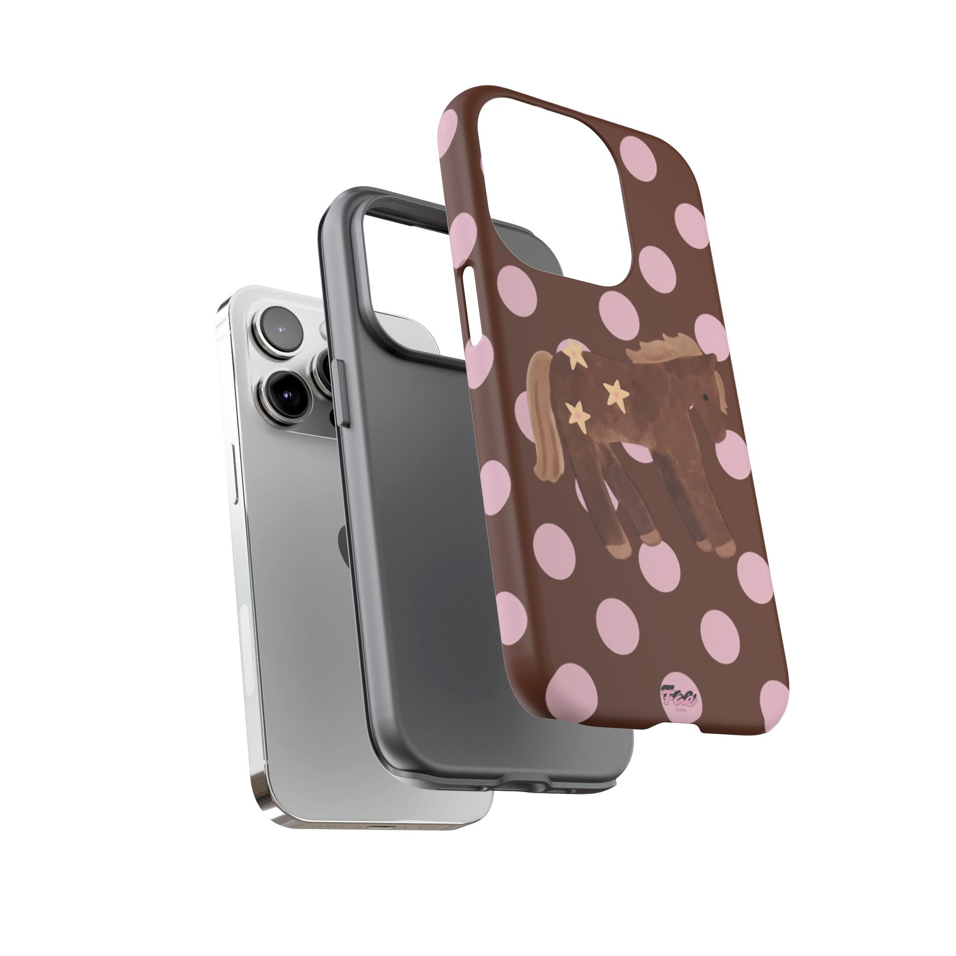 The horse year  case (brown)