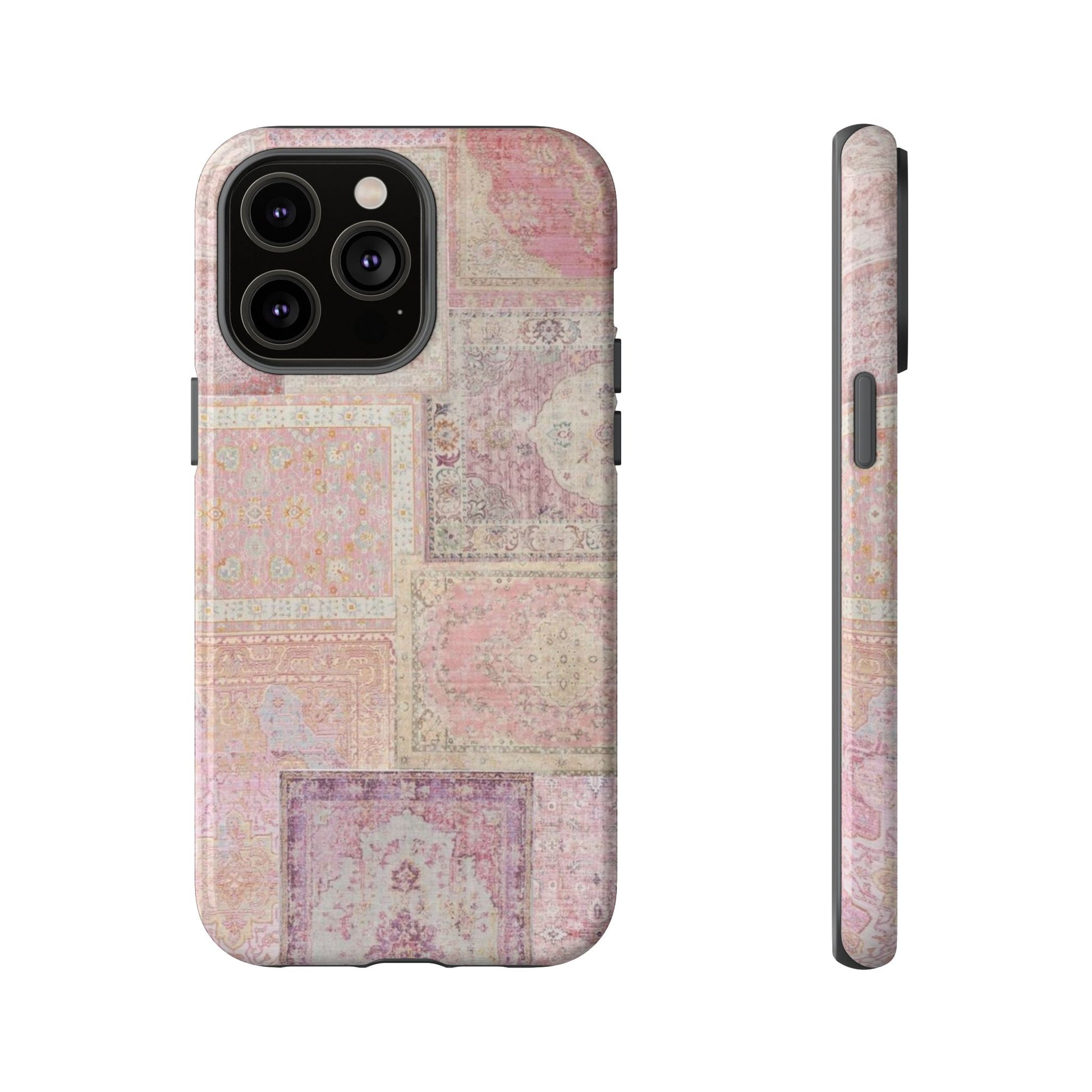 Pink Persian Rug Case (collage)