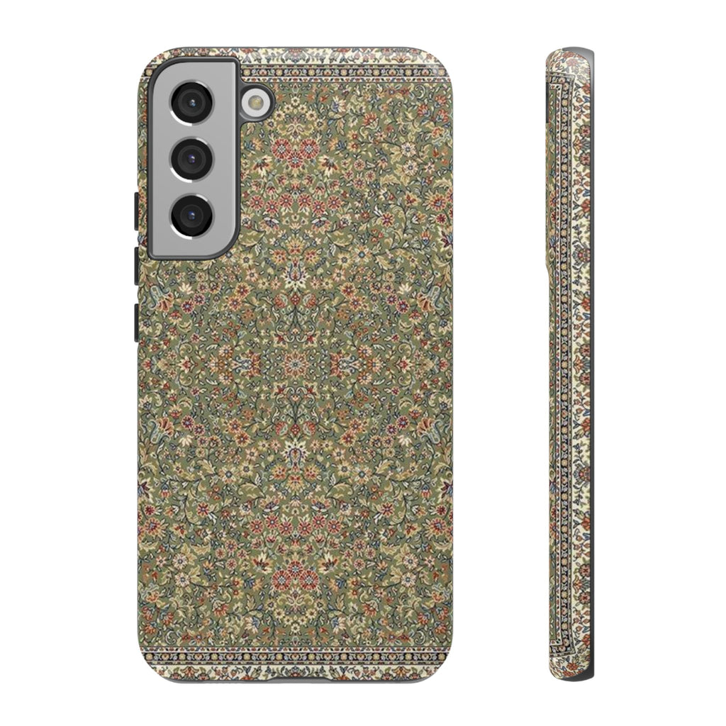 Green Persian Rug Case