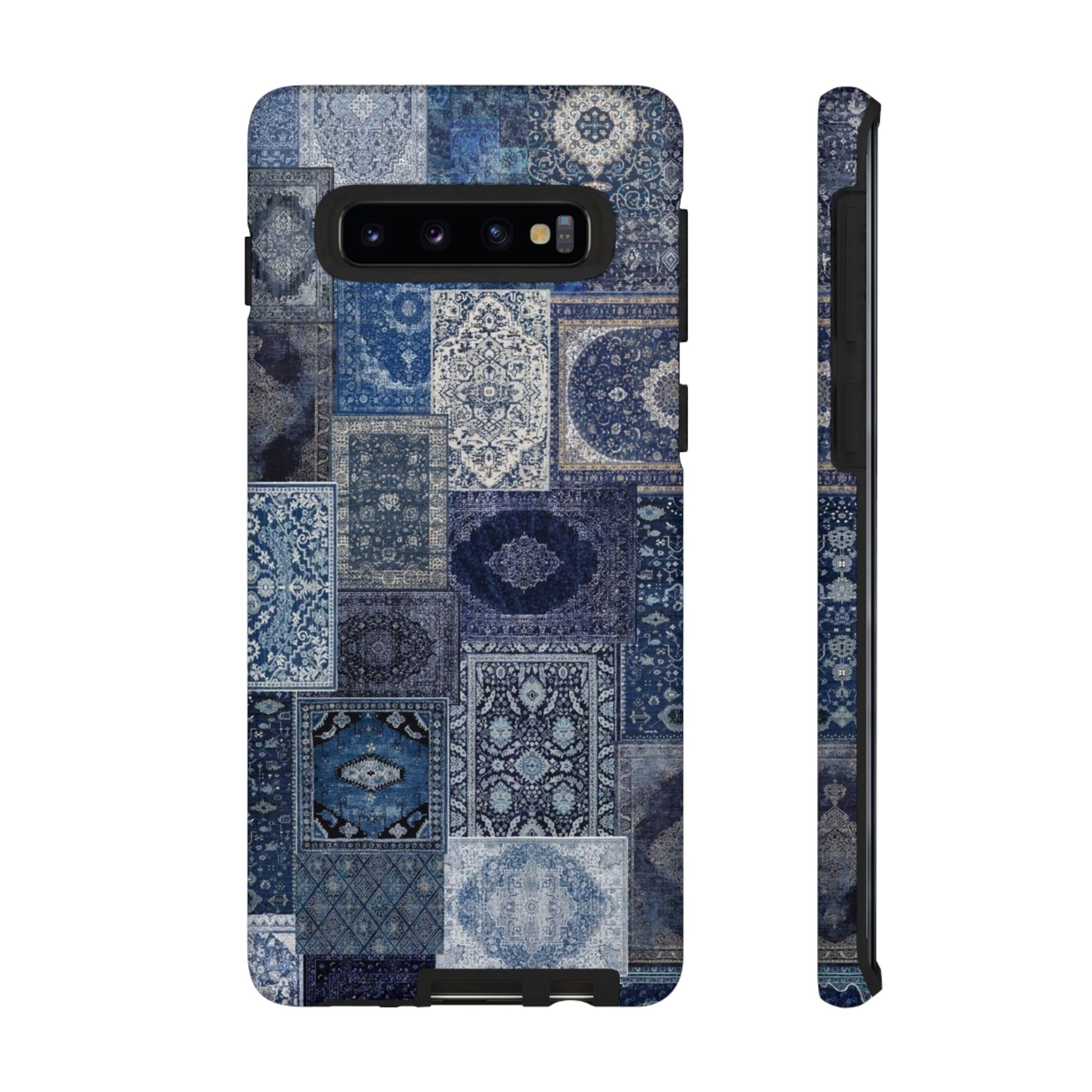 Blue Persian Rug Case (collage)