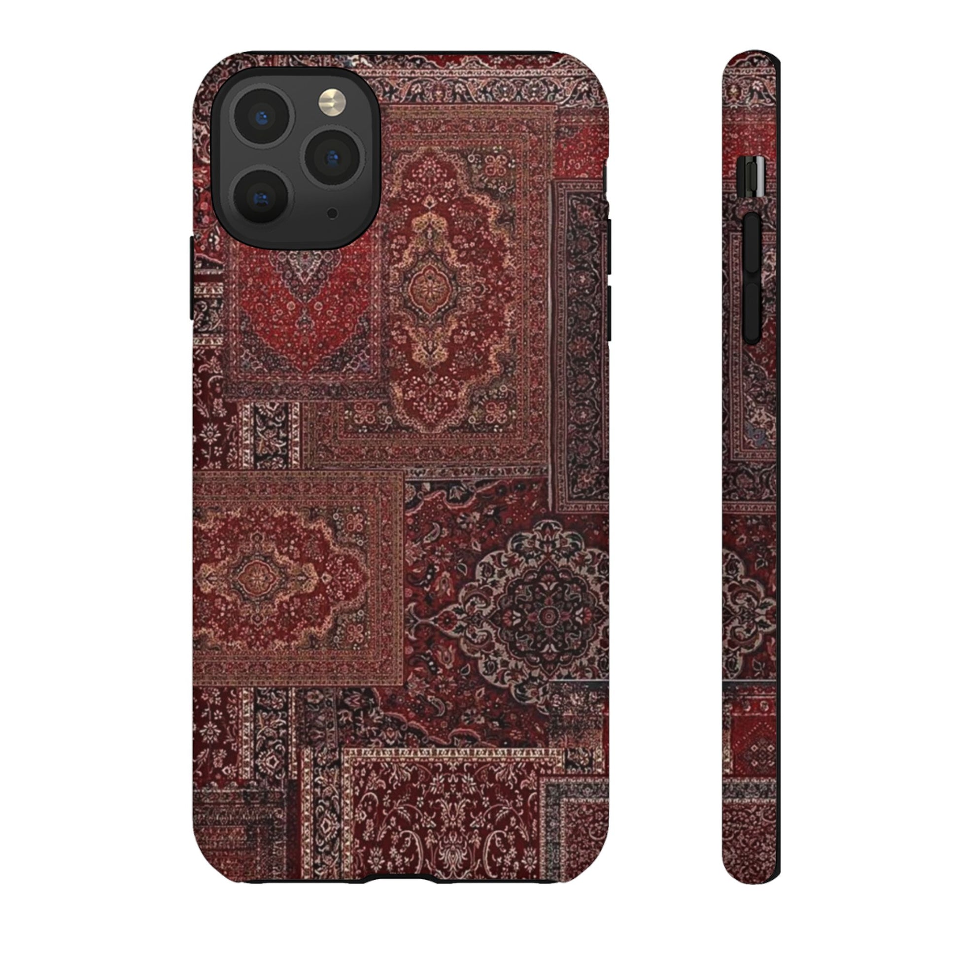 Red Persian Rug Case (collage)