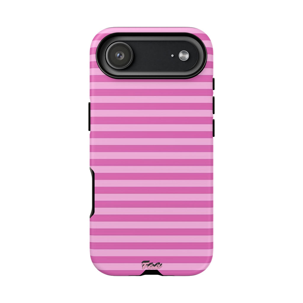 Pink striped case