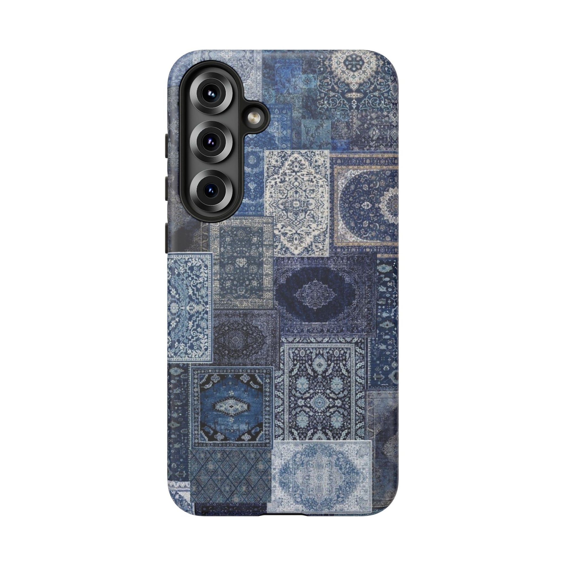 Blue Persian Rug Case (collage)