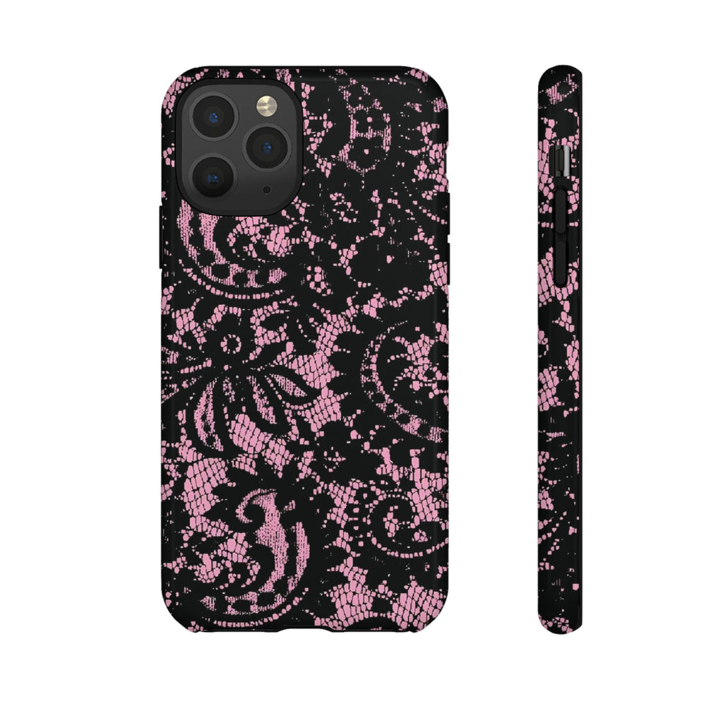 Pink lace case