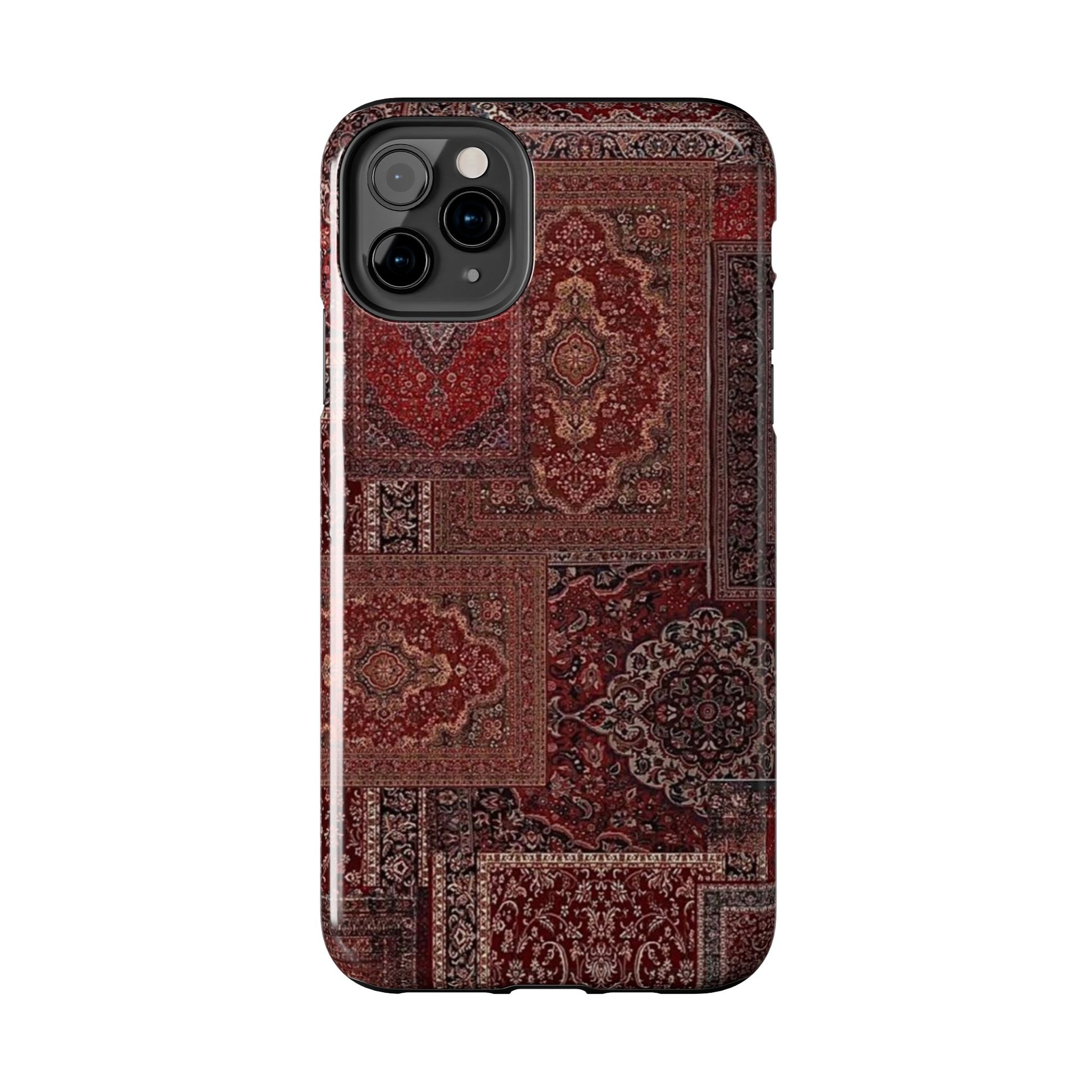 Red Persian Rug Case (collage)