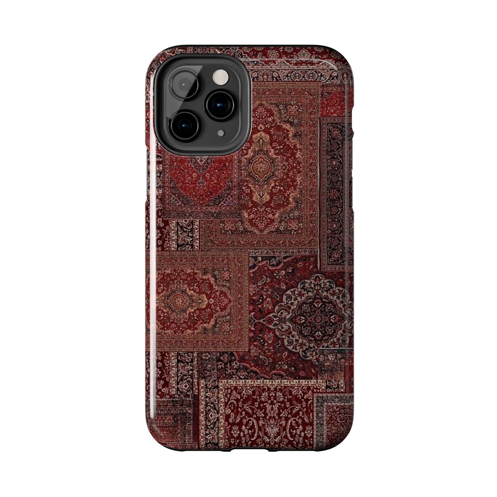 Red Persian Rug Case (collage)