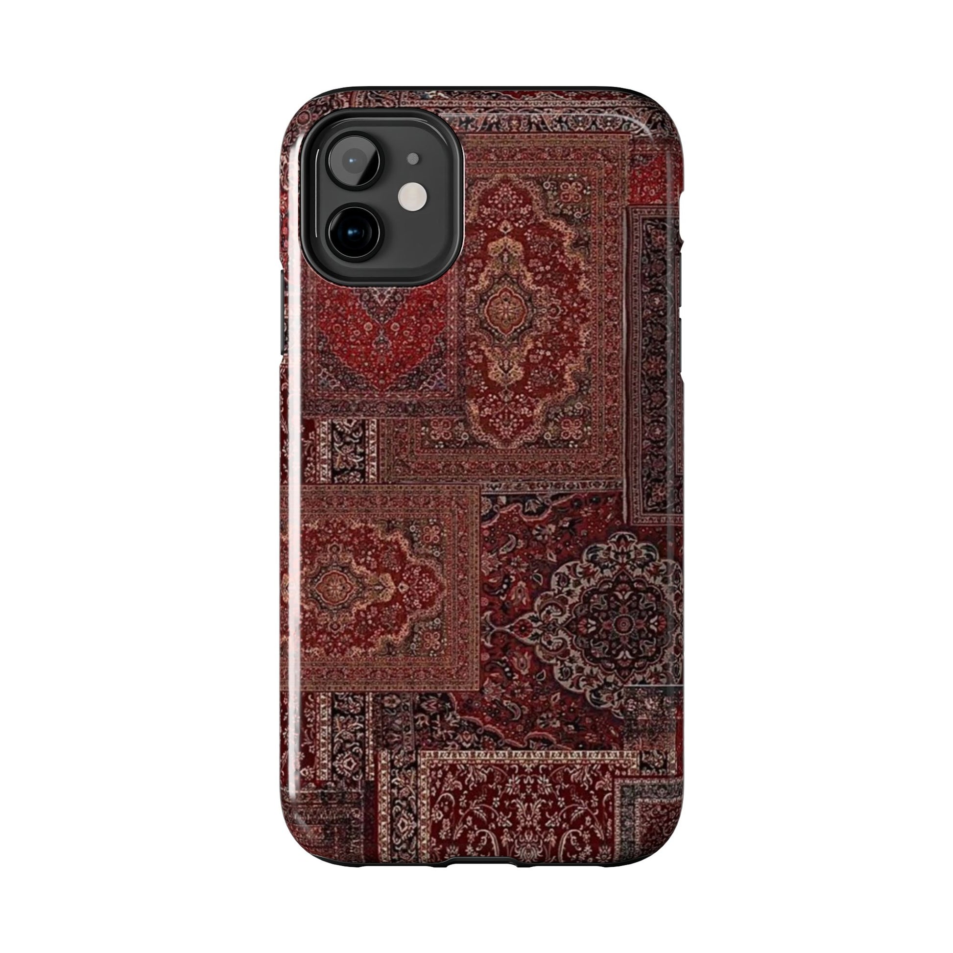 Red Persian Rug Case (collage)