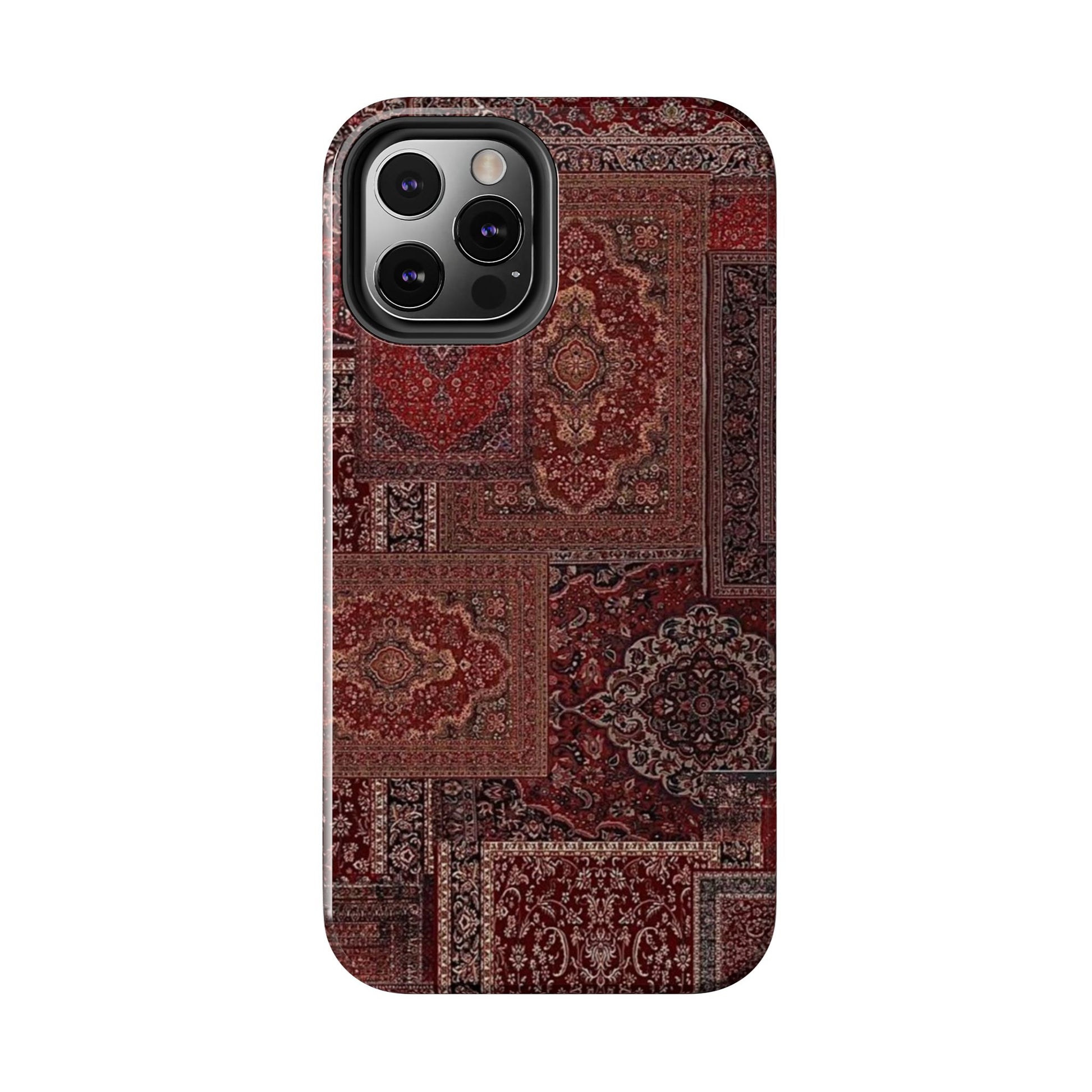 Red Persian Rug Case (collage)