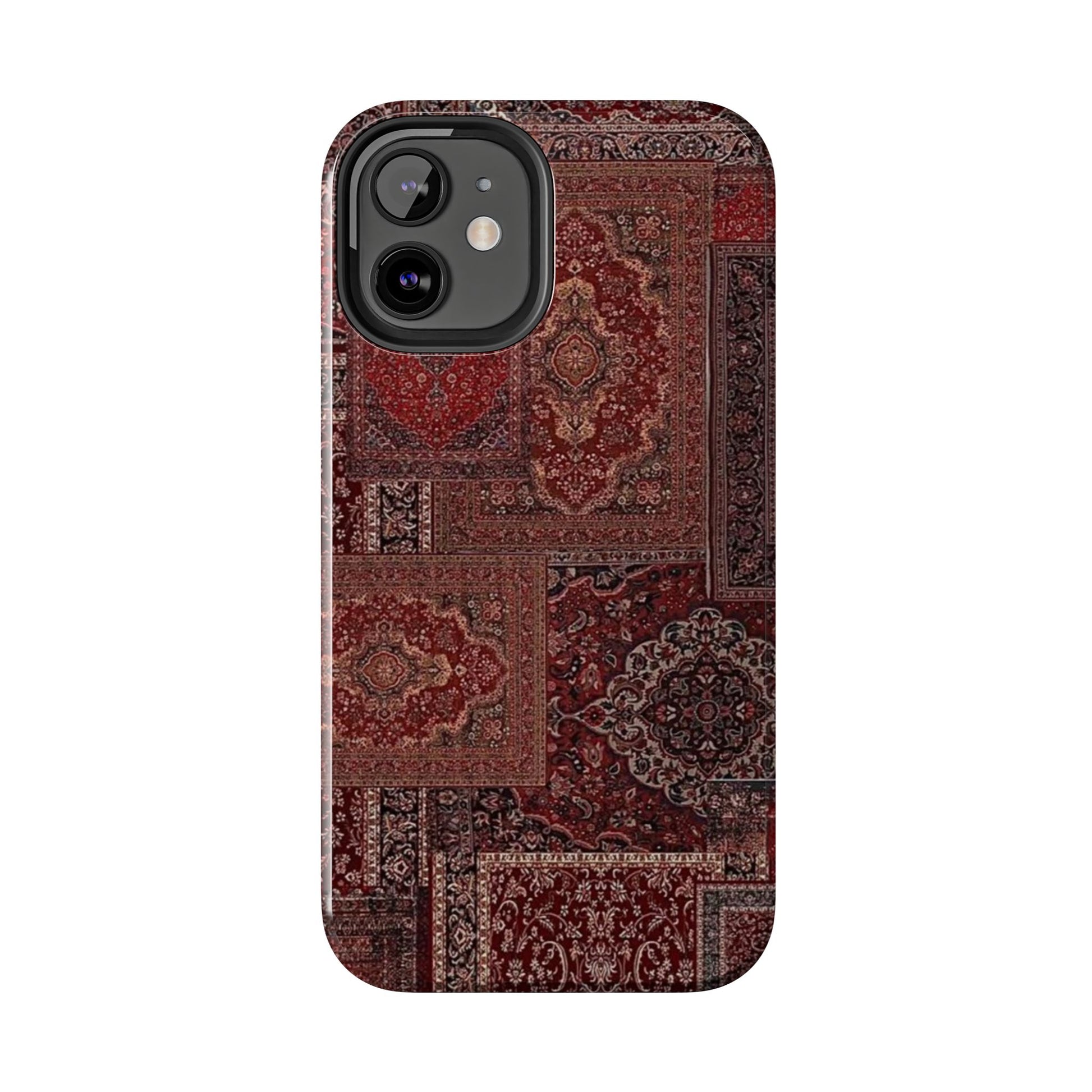 Red Persian Rug Case (collage)
