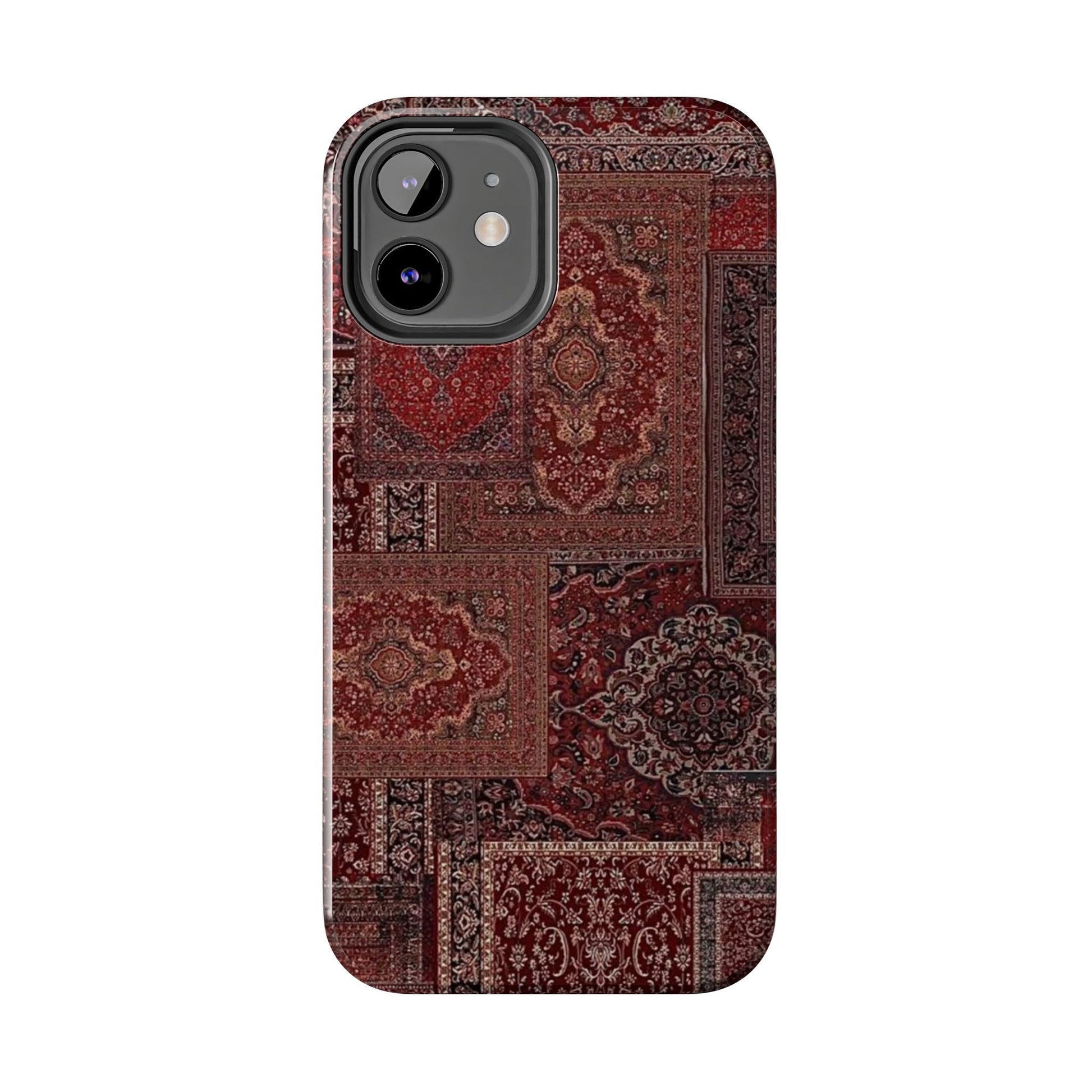 Red Persian Rug Case (collage)