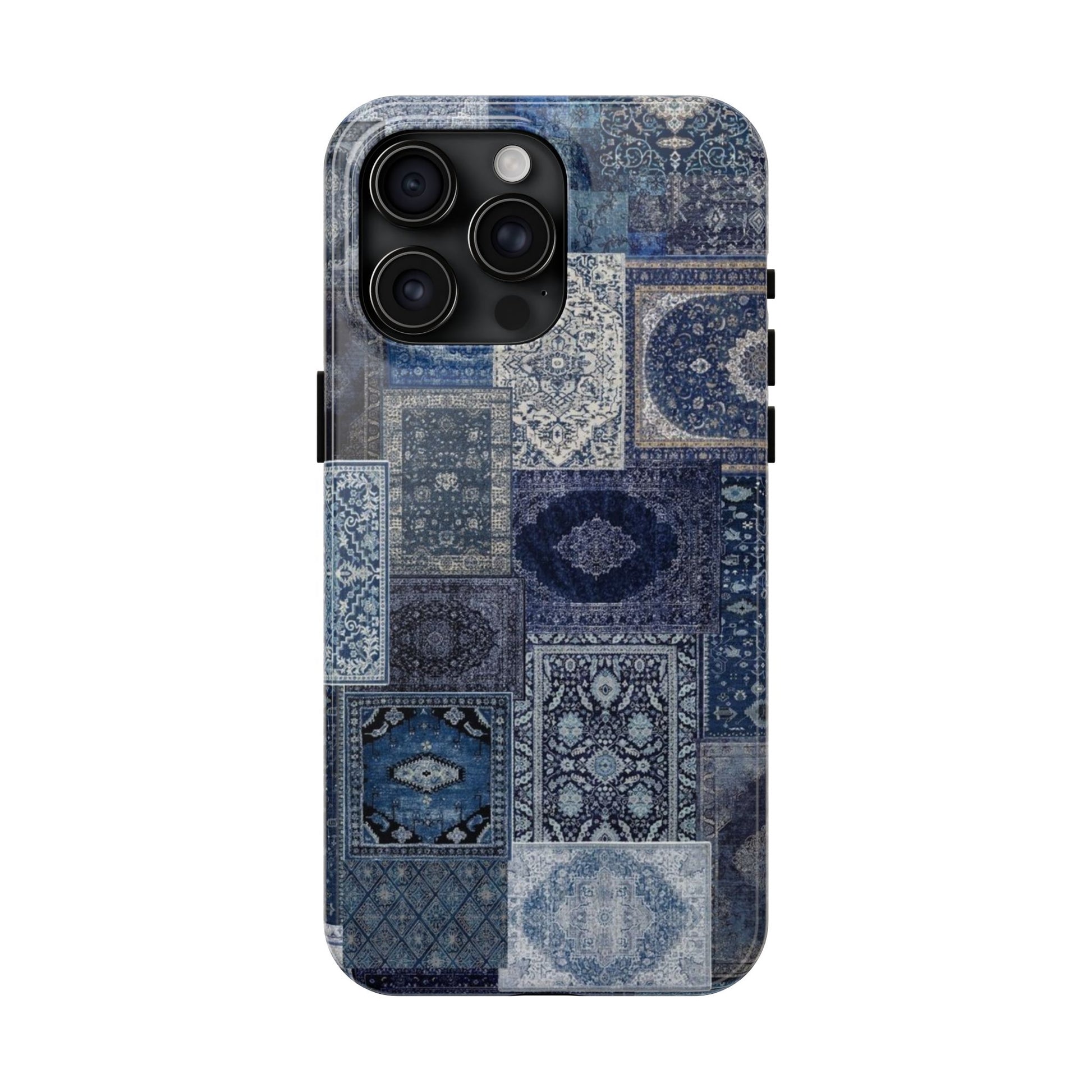 Blue Persian Rug Case (collage)