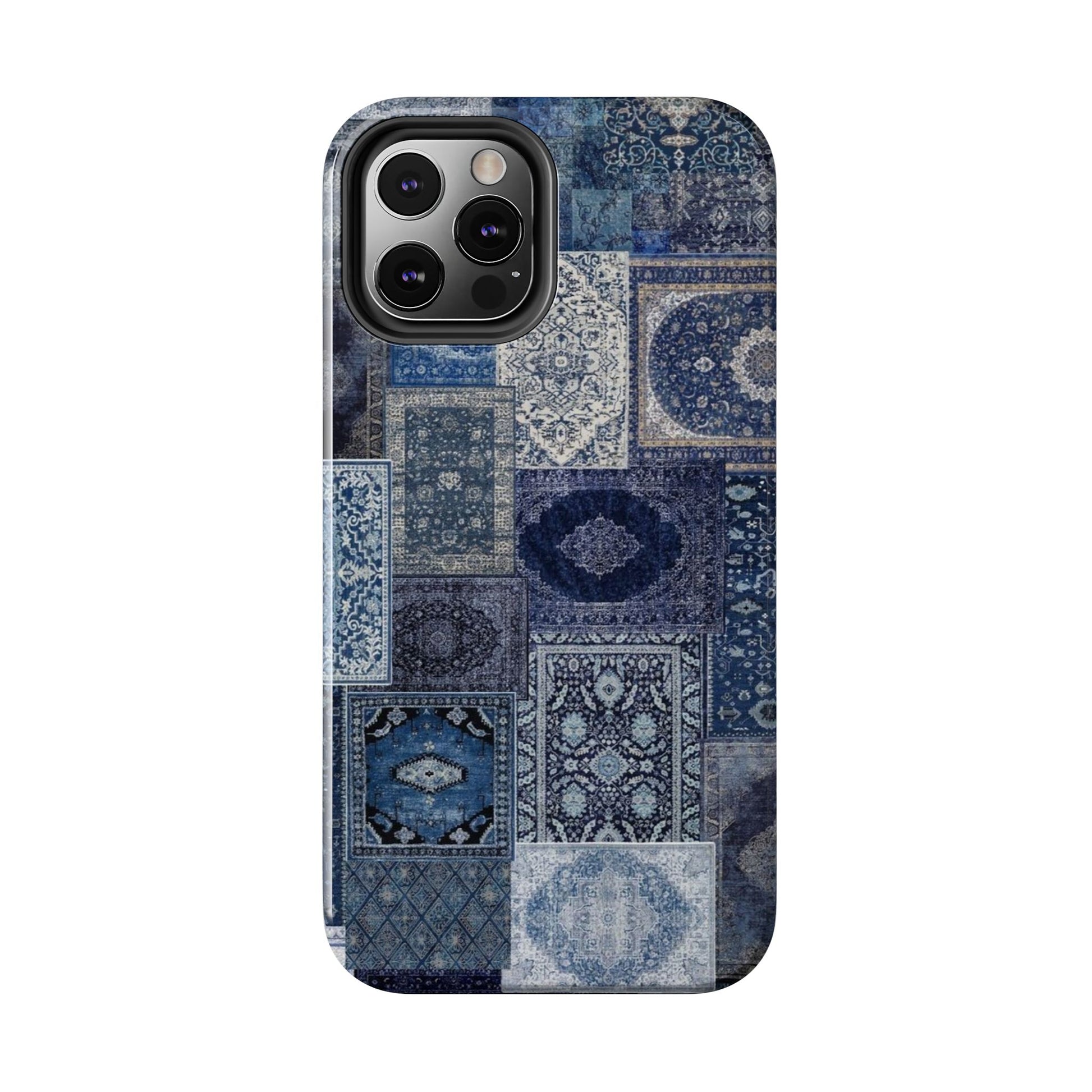 Blue Persian Rug Case (collage)