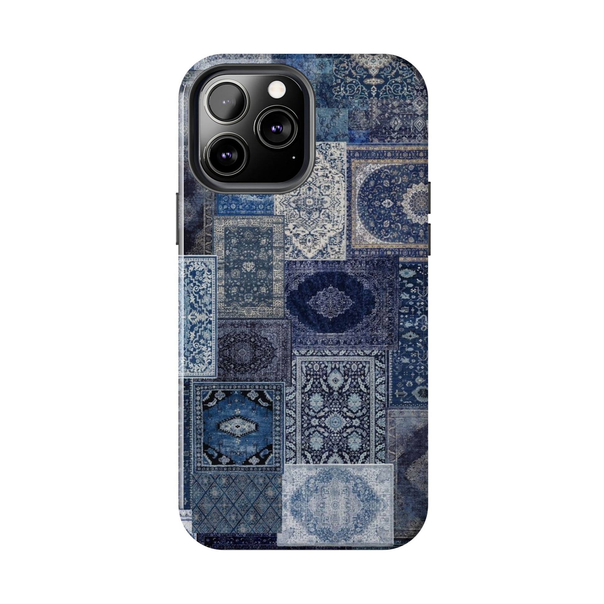 Blue Persian Rug Case (collage)