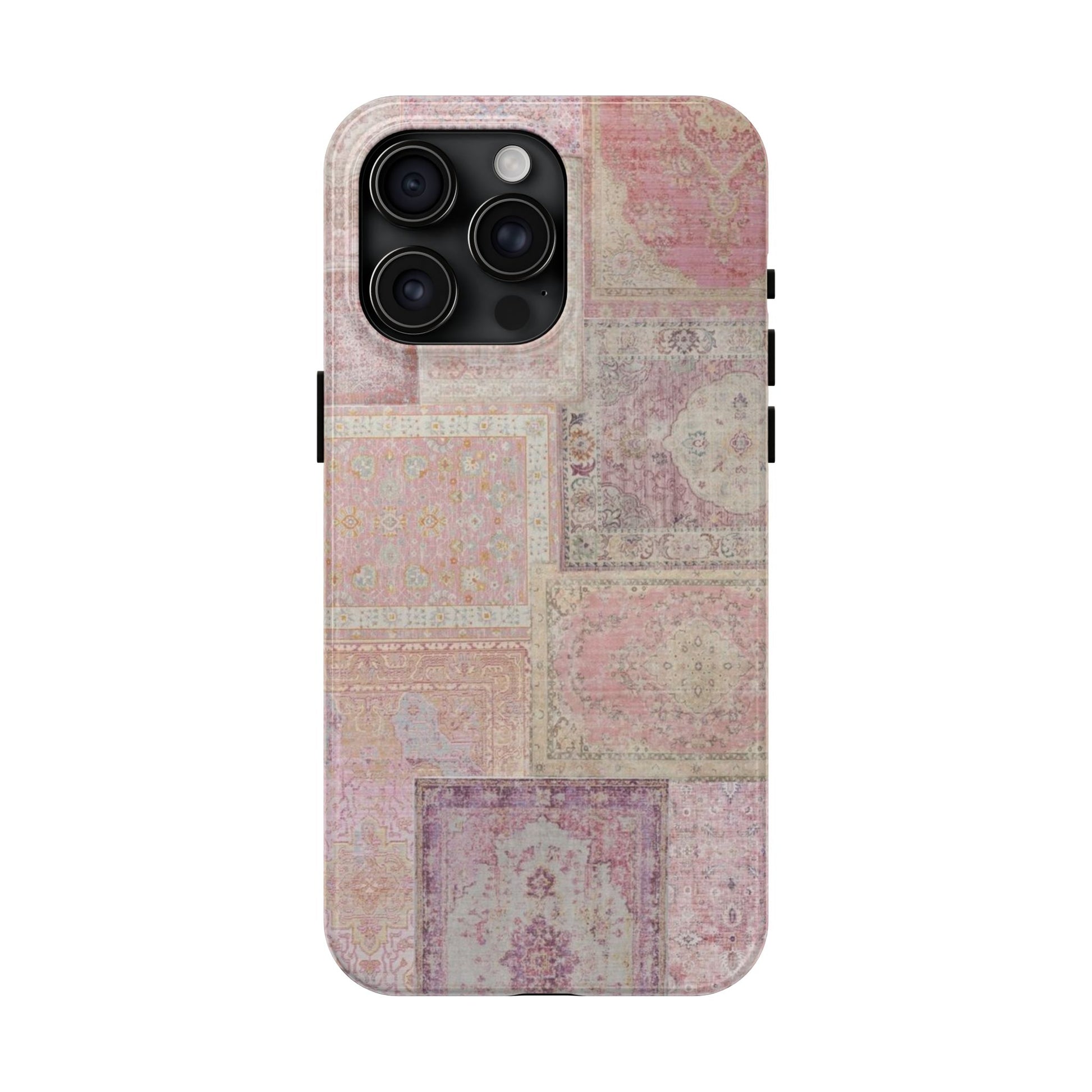 Pink Persian Rug Case (collage)