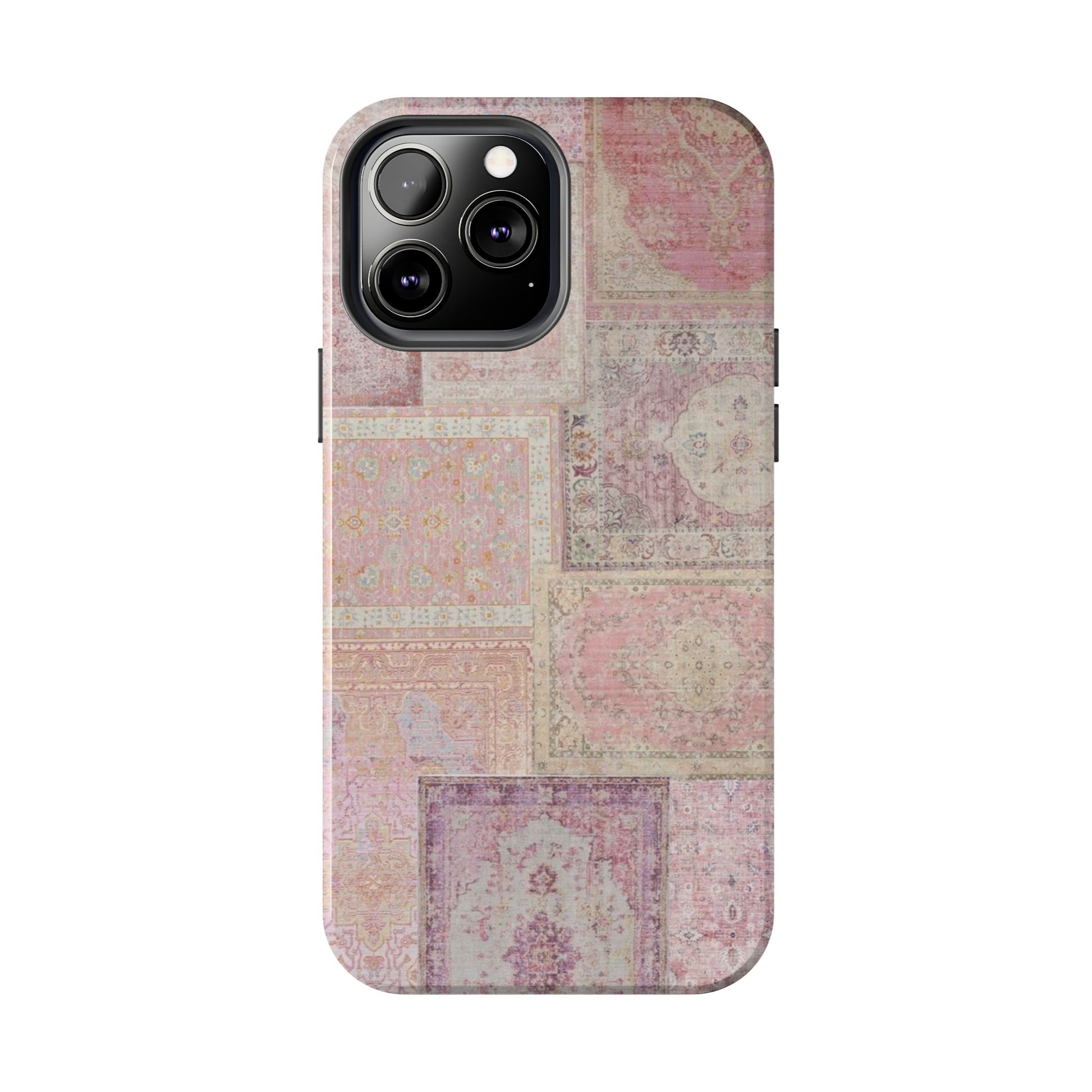 Pink Persian Rug Case (collage)