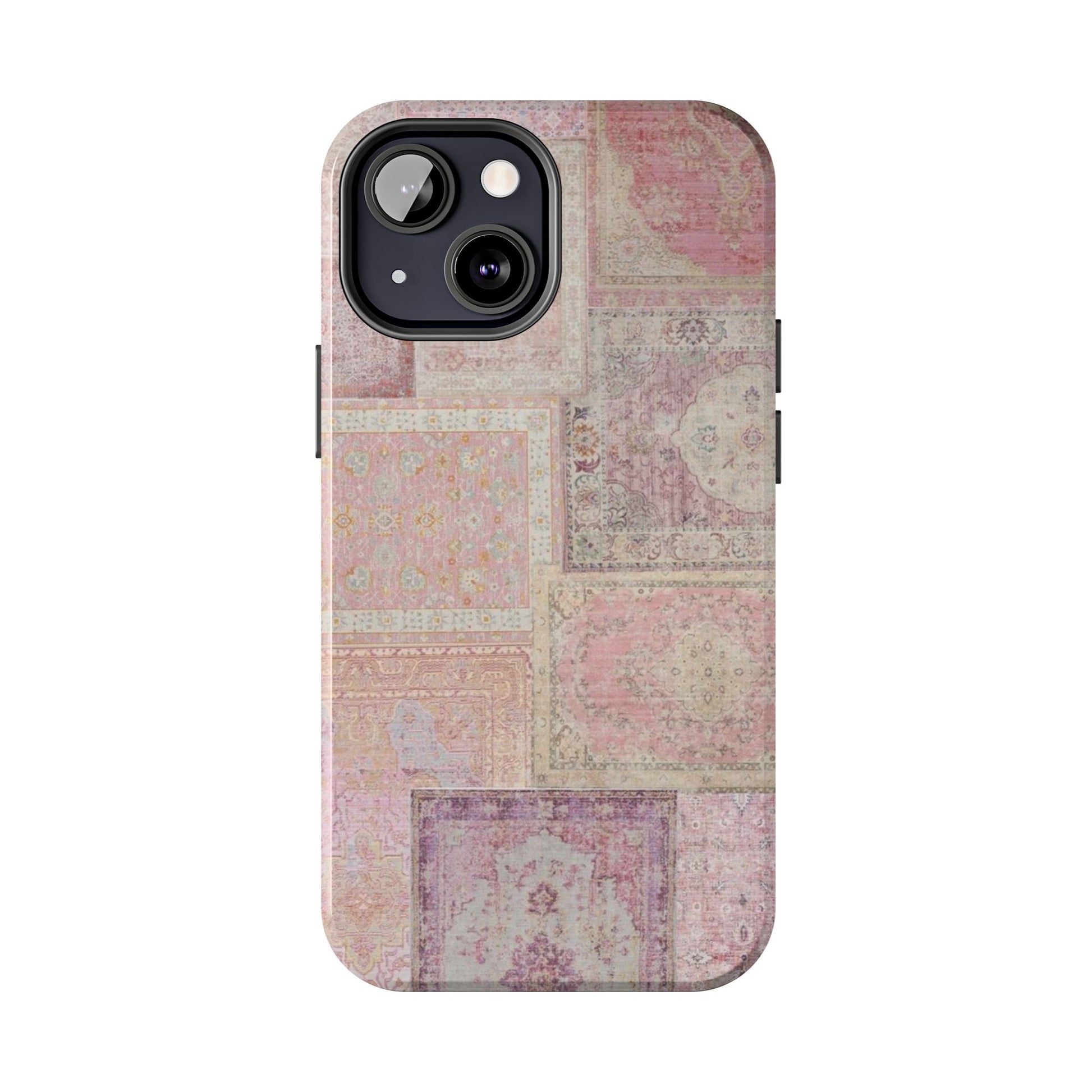 Pink Persian Rug Case (collage)