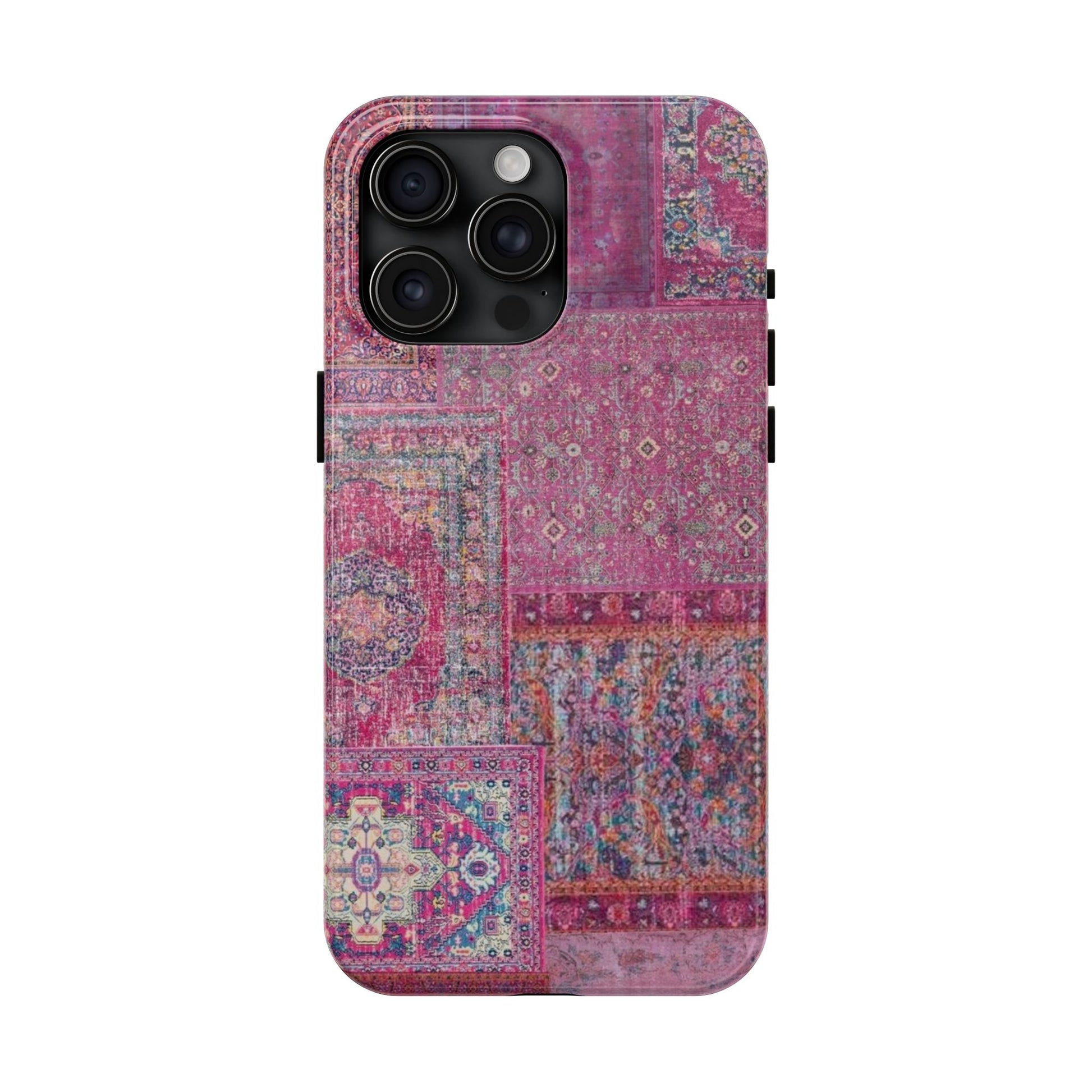 Dark Pink Persian Rug Case