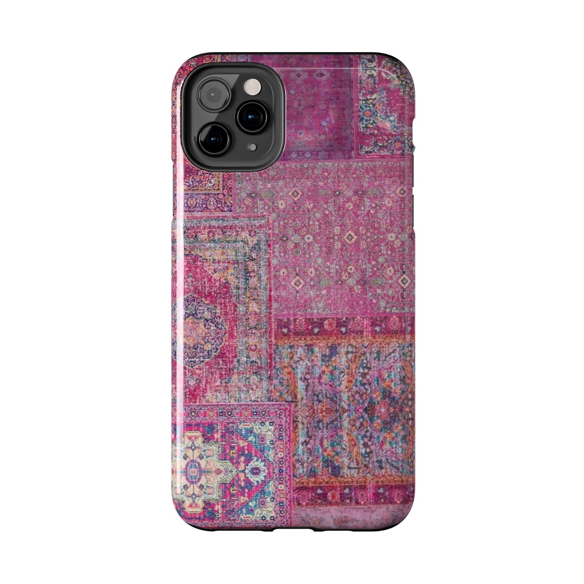 Dark Pink Persian Rug Case