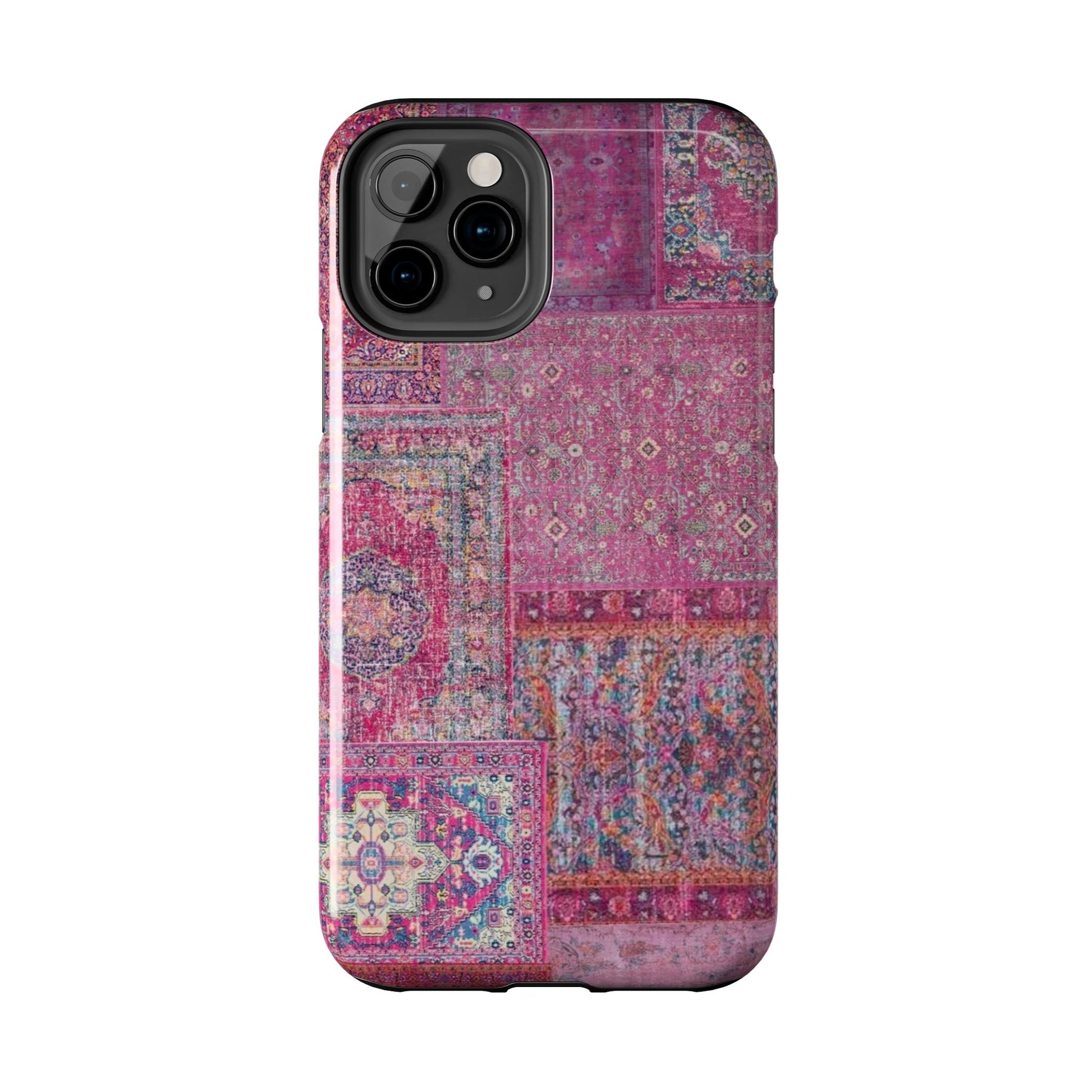 Dark Pink Persian Rug Case