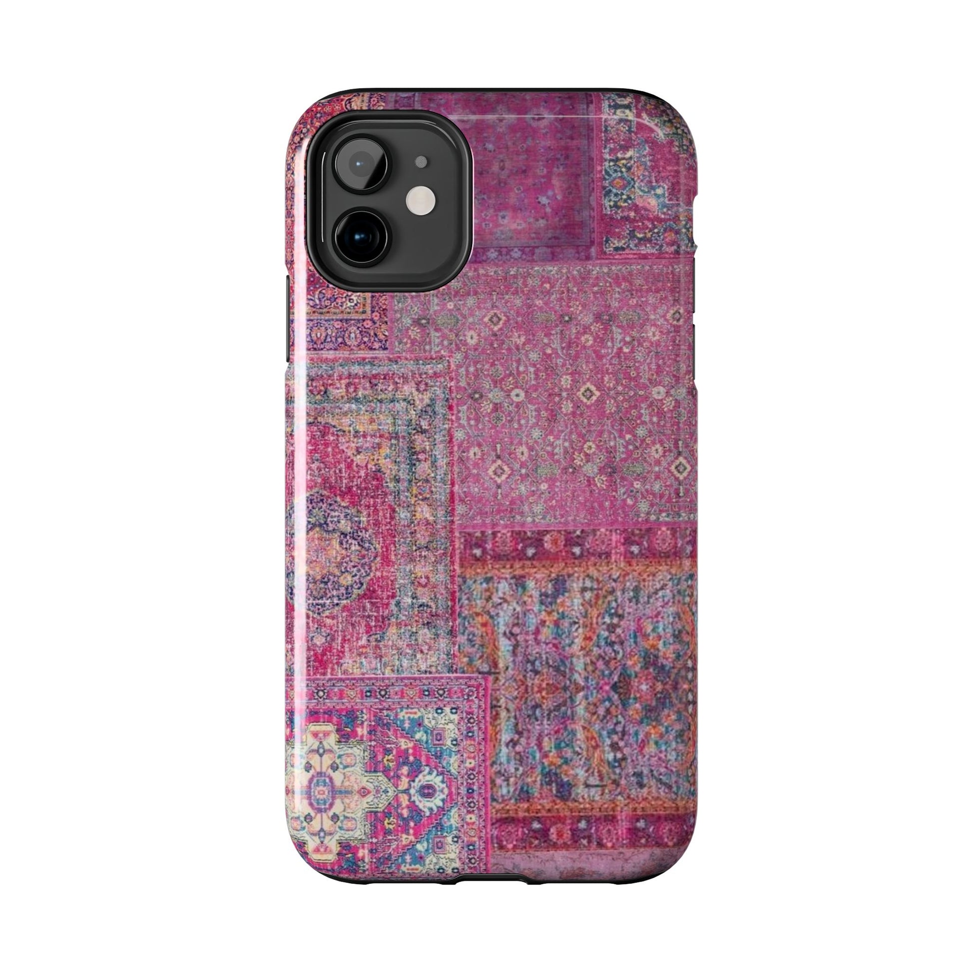 Dark Pink Persian Rug Case