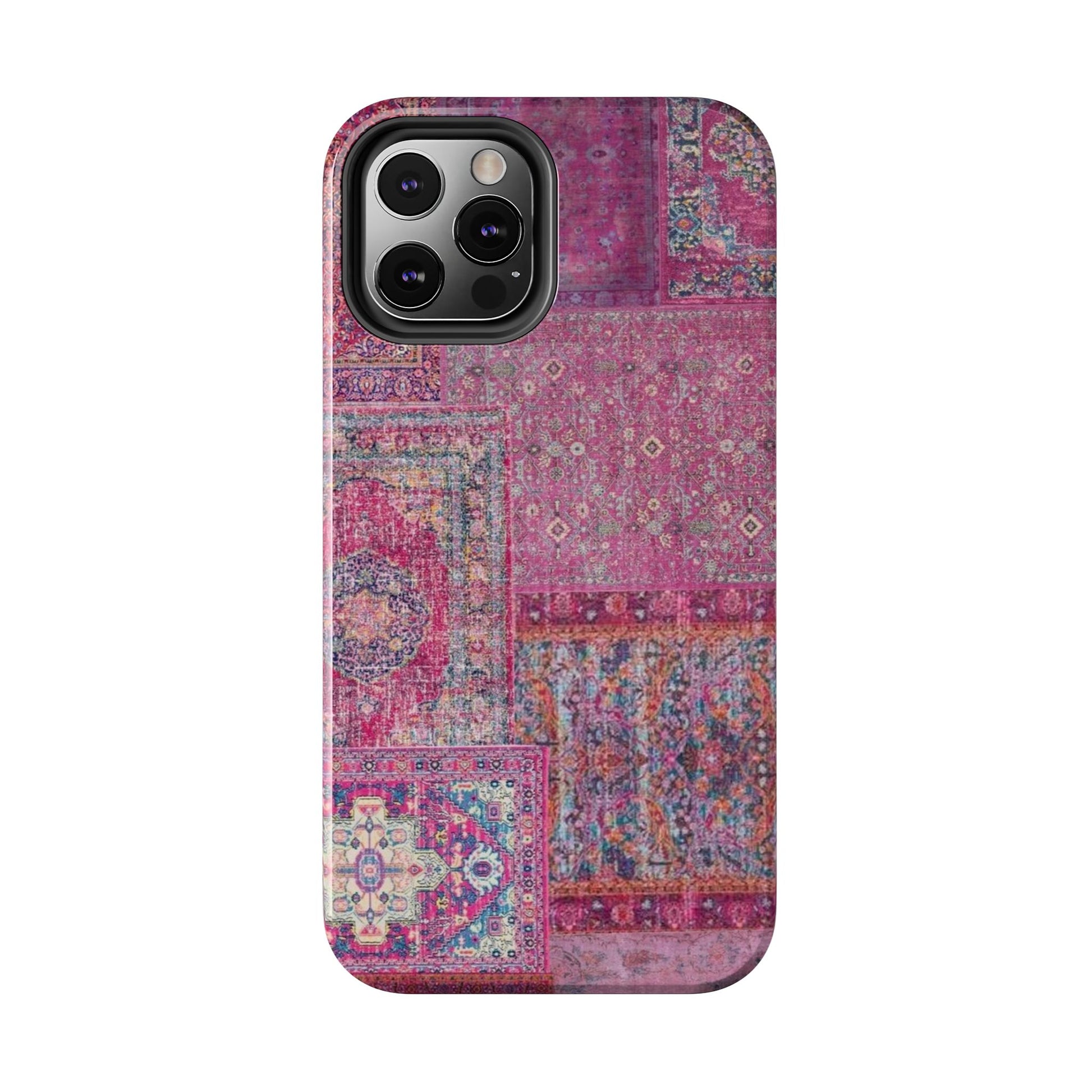 Dark Pink Persian Rug Case