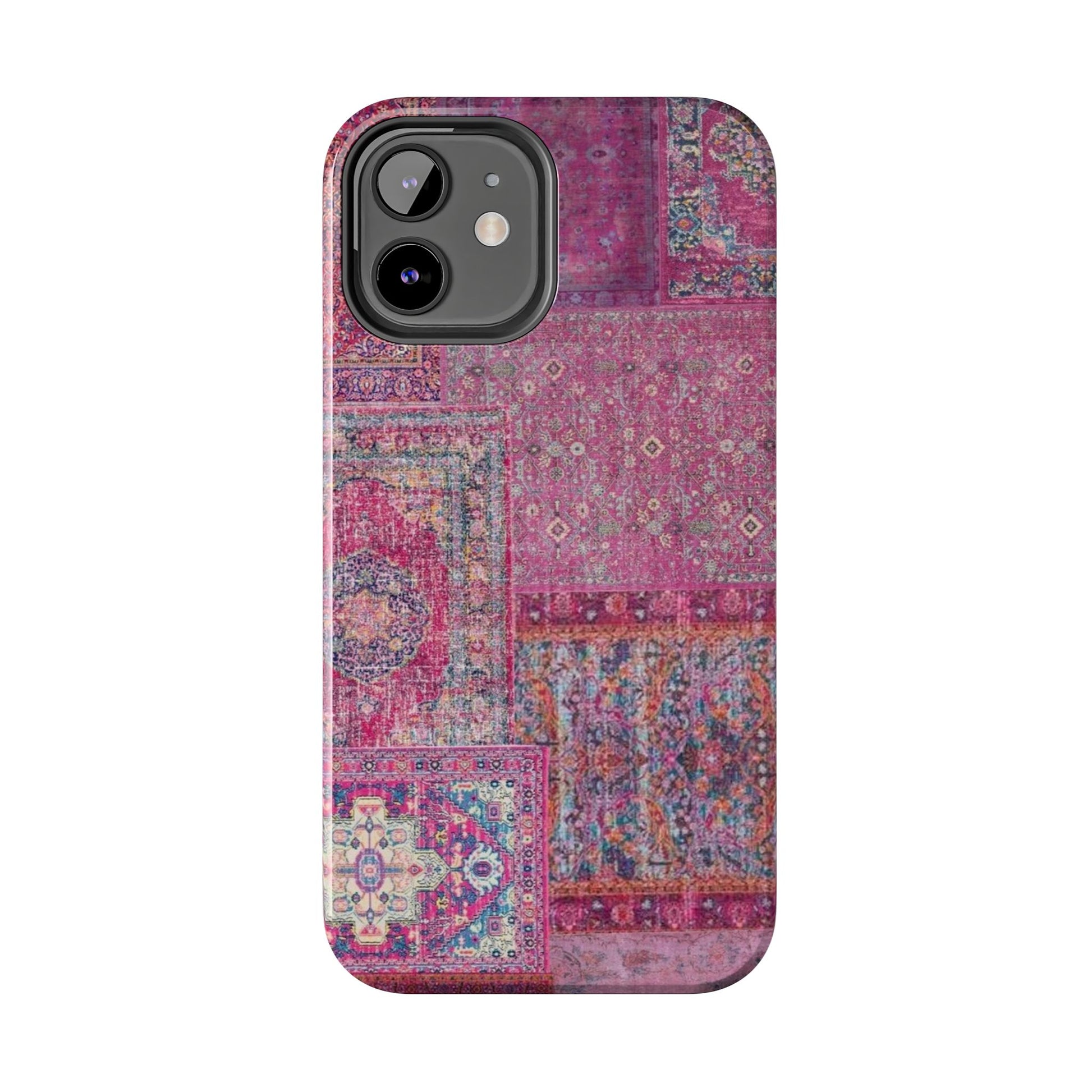 Dark Pink Persian Rug Case