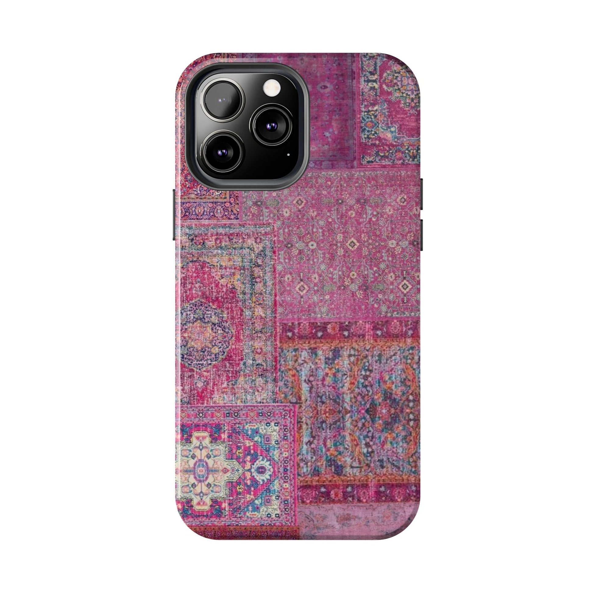 Dark Pink Persian Rug Case