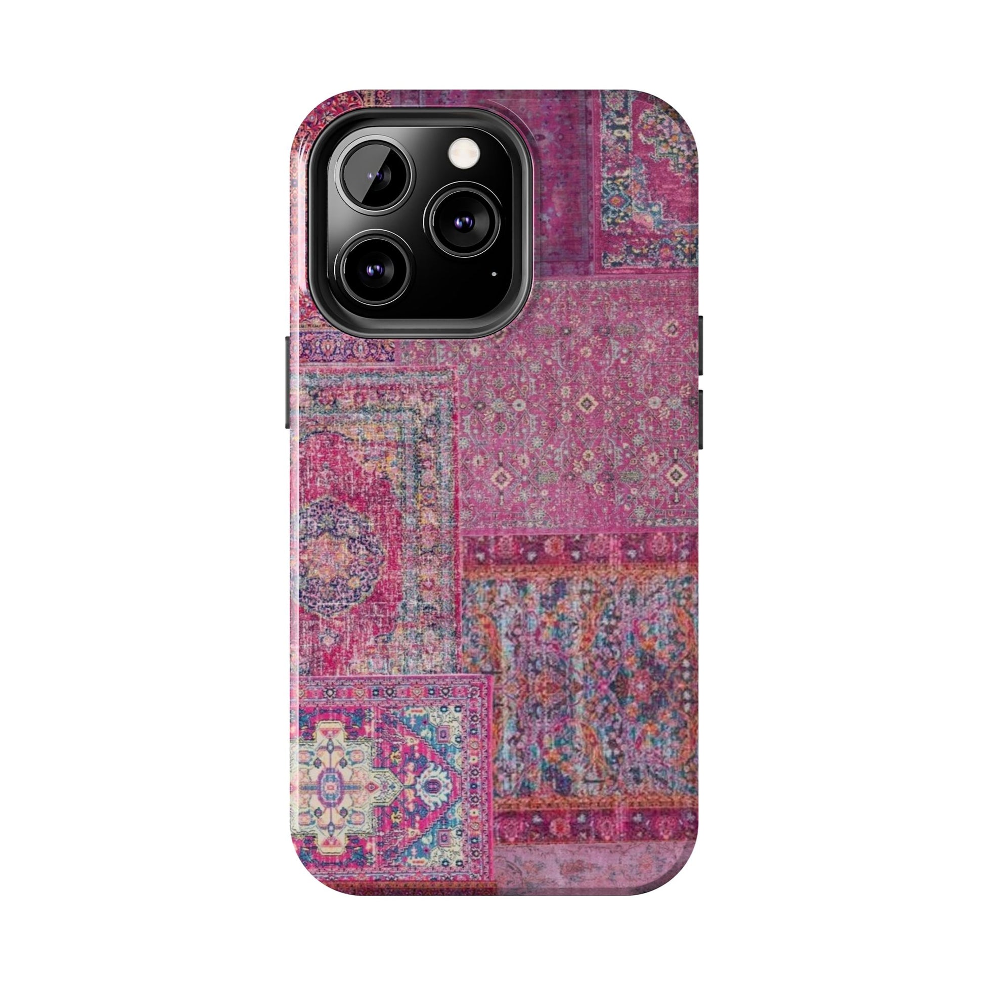 Dark Pink Persian Rug Case