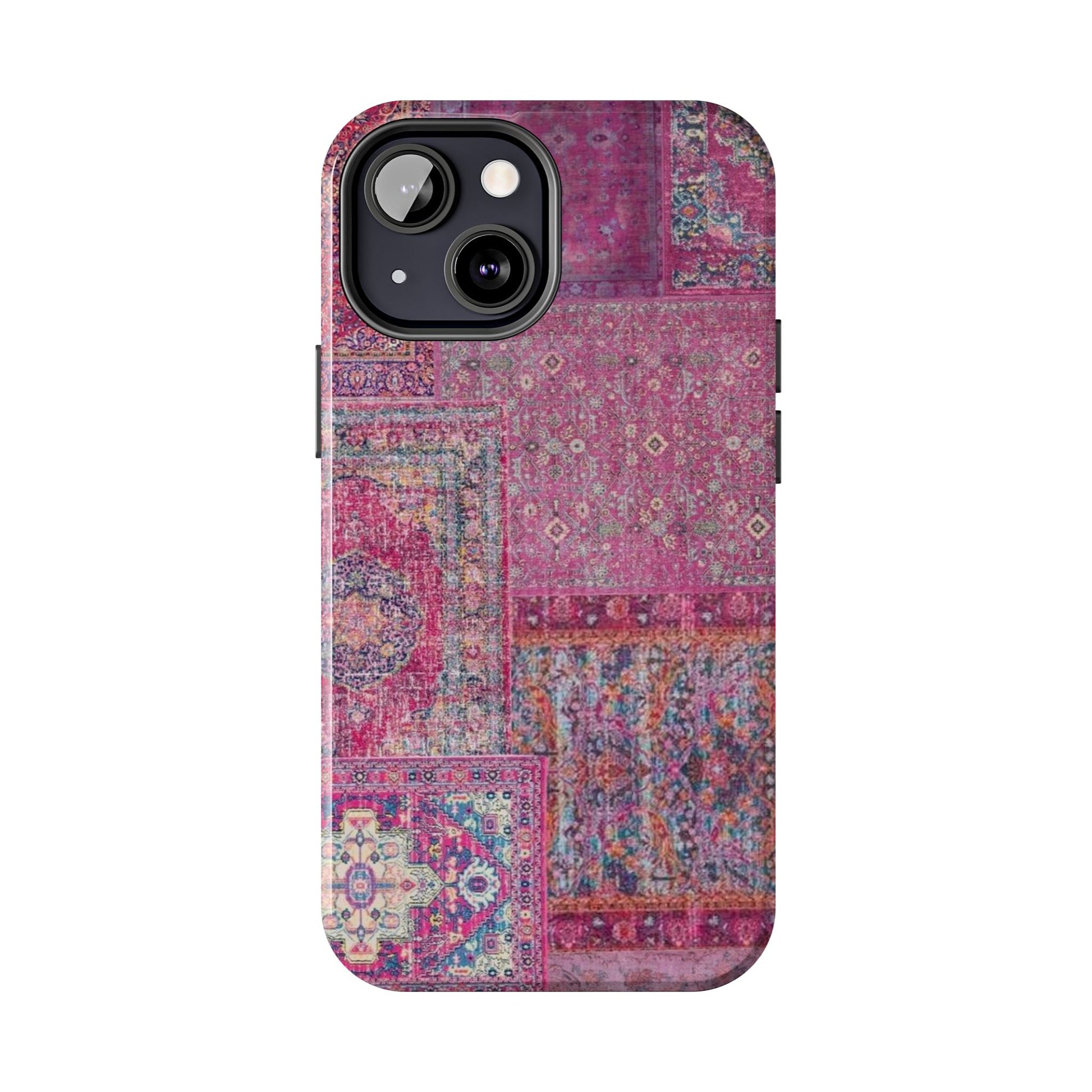 Dark Pink Persian Rug Case