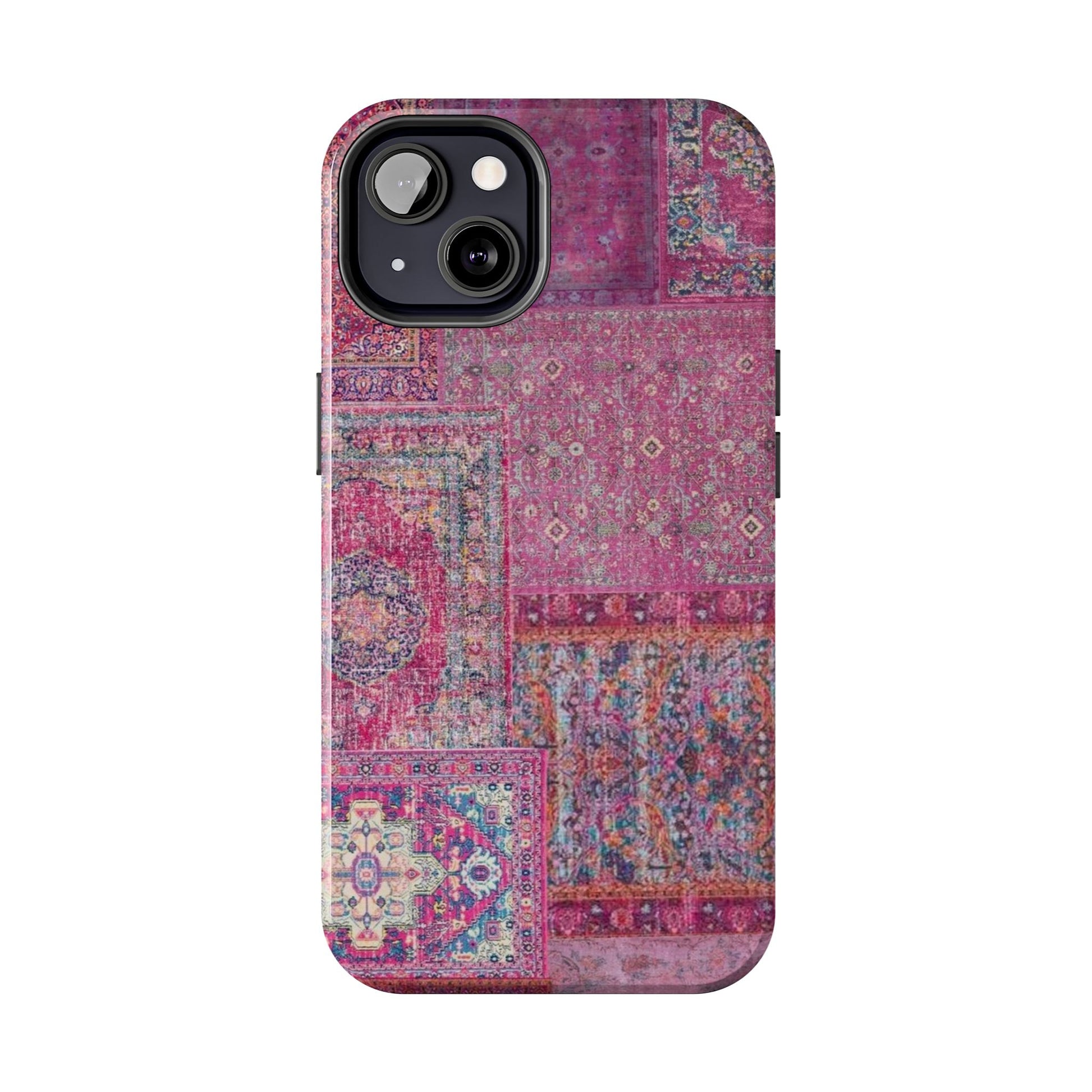 Dark Pink Persian Rug Case