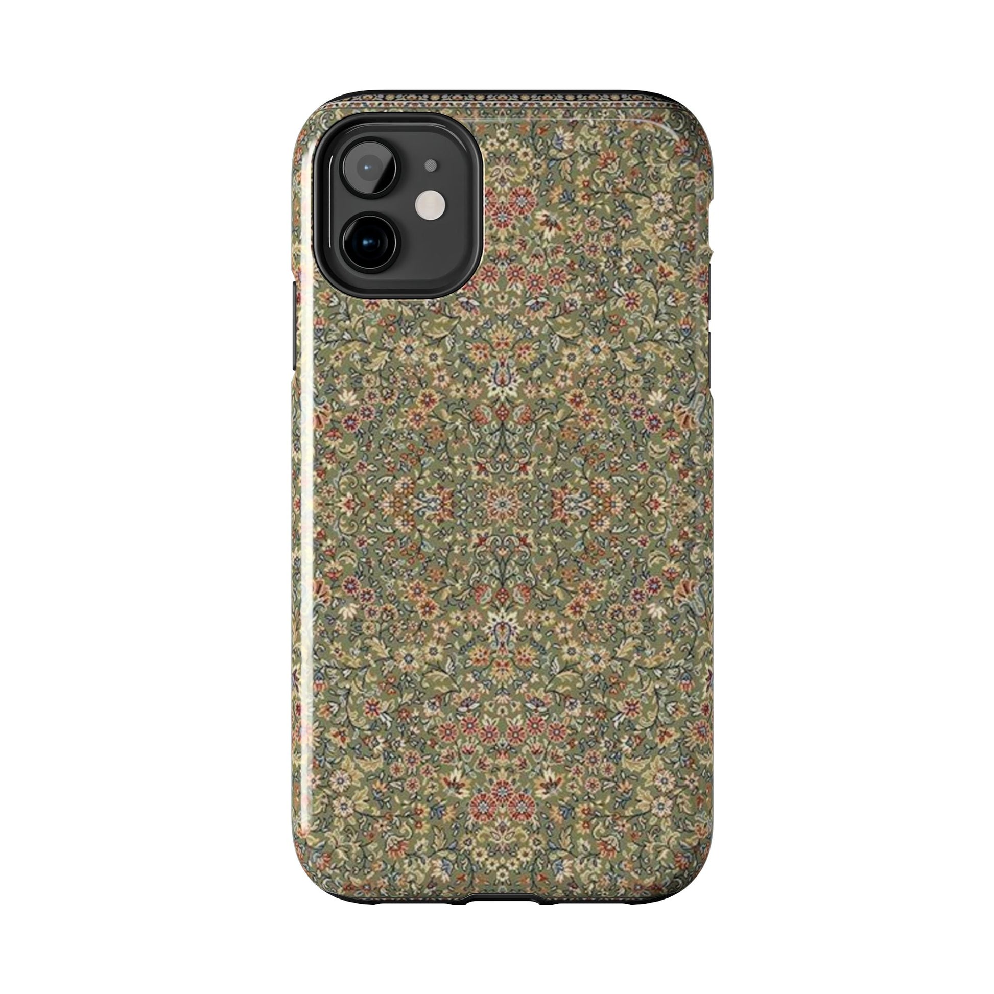 Green Persian Rug Case