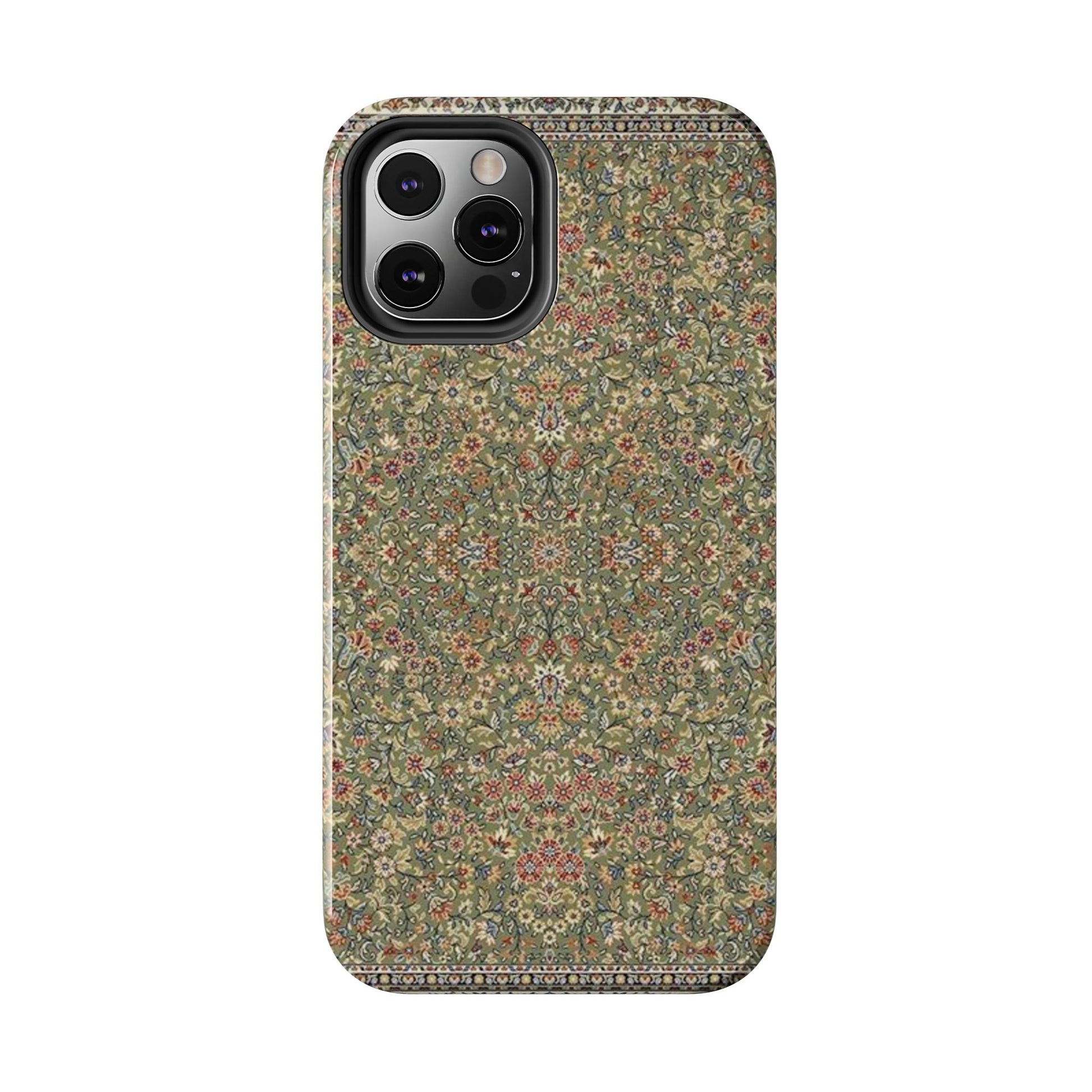 Green Persian Rug Case