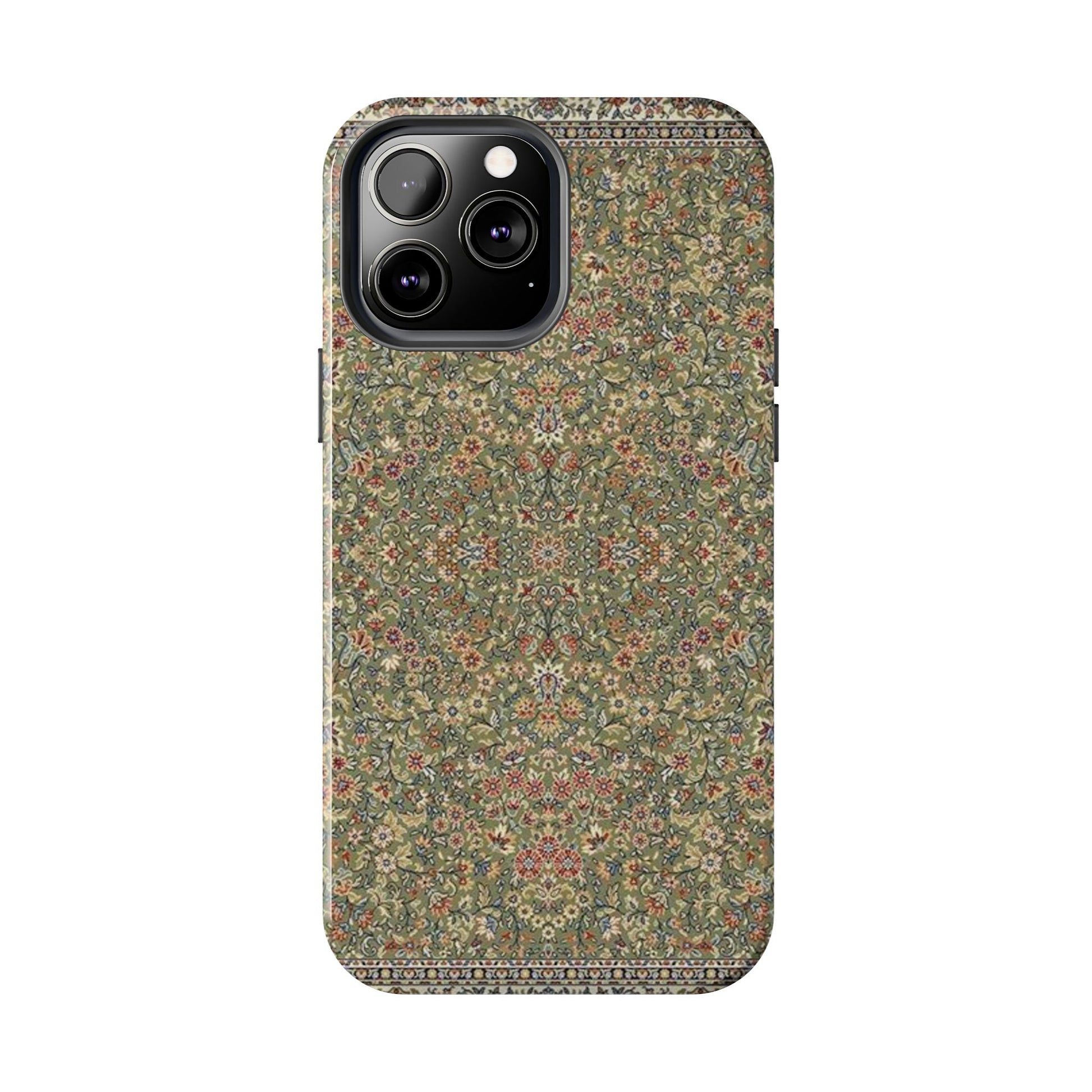 Green Persian Rug Case