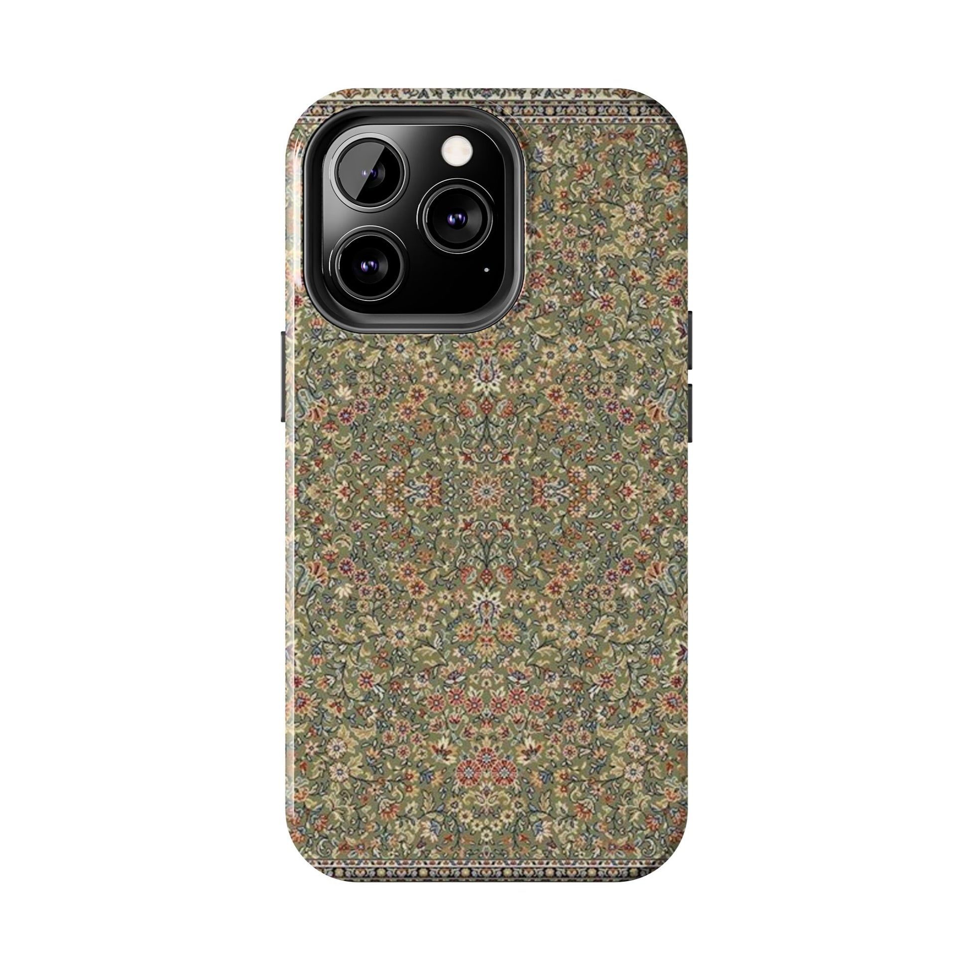 Green Persian Rug Case