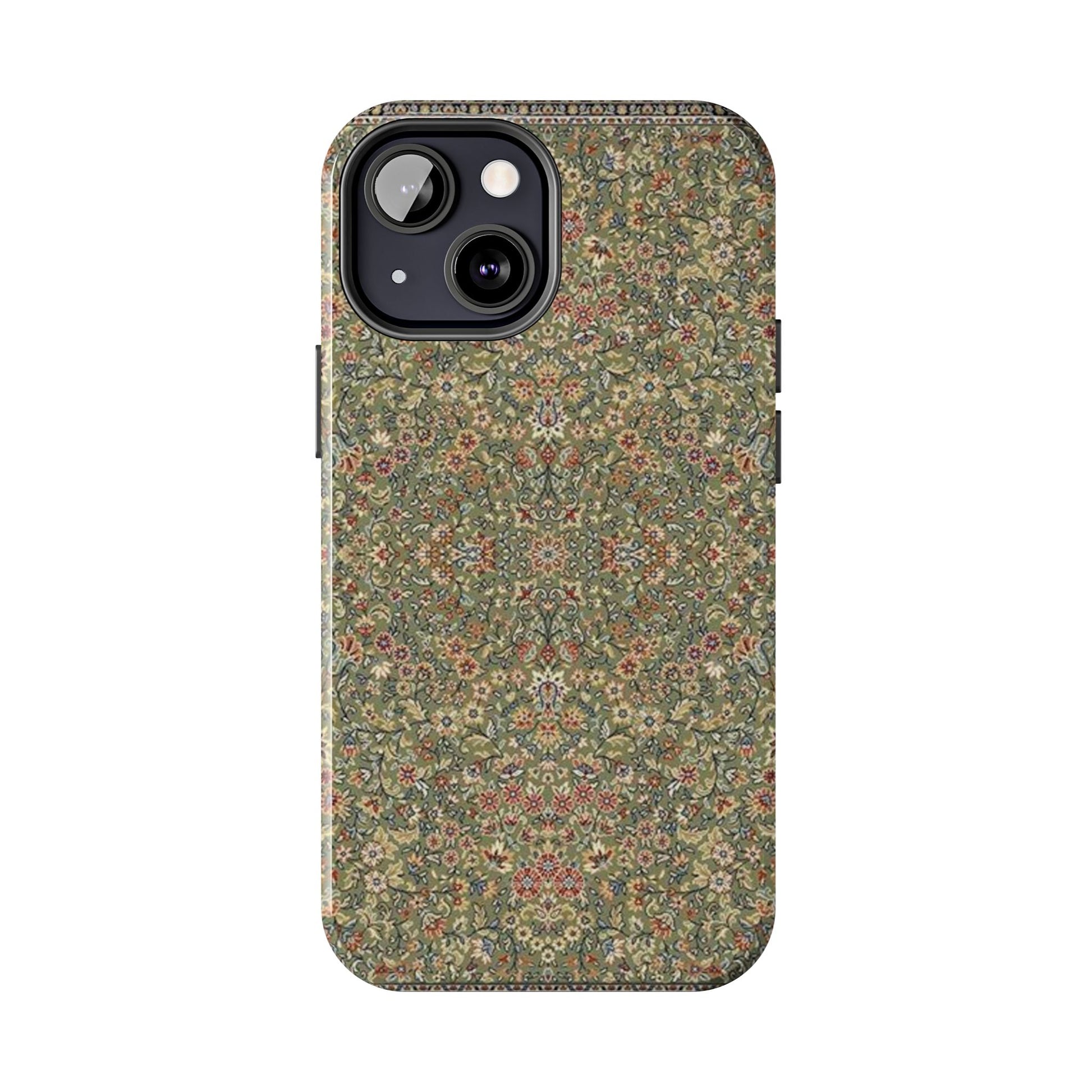 Green Persian Rug Case
