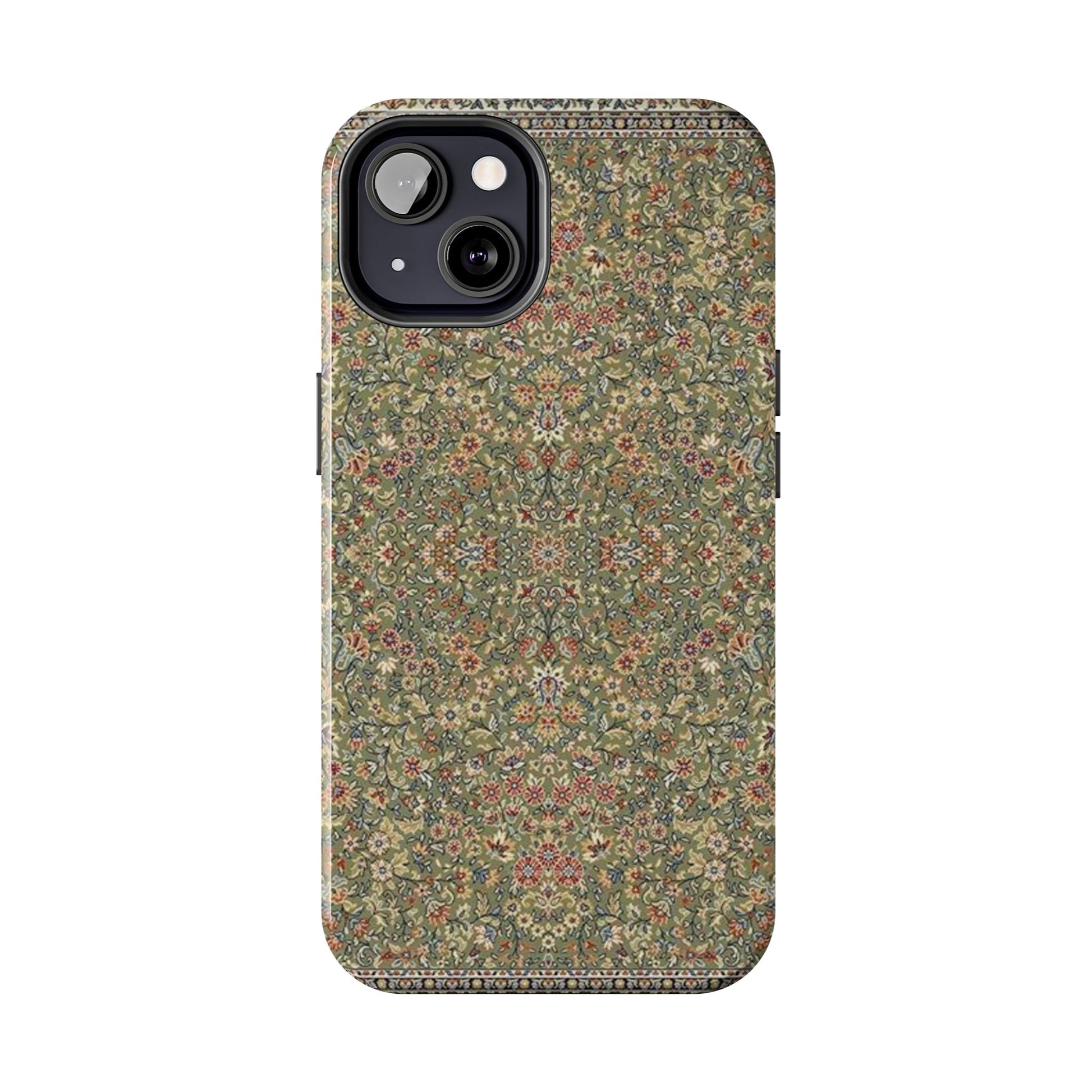 Green Persian Rug Case