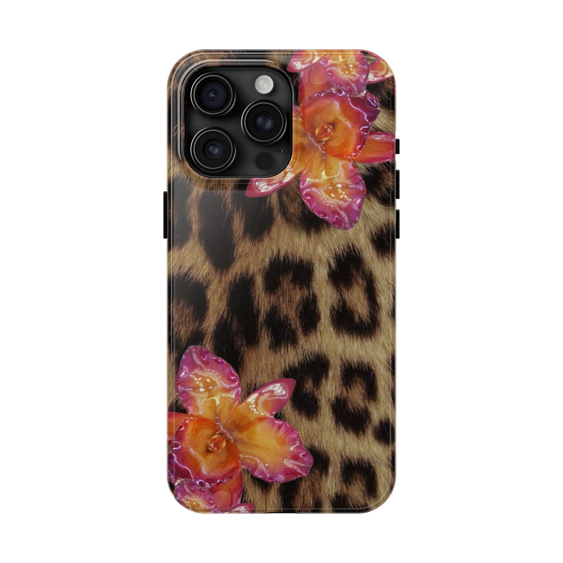 Leopard flower case