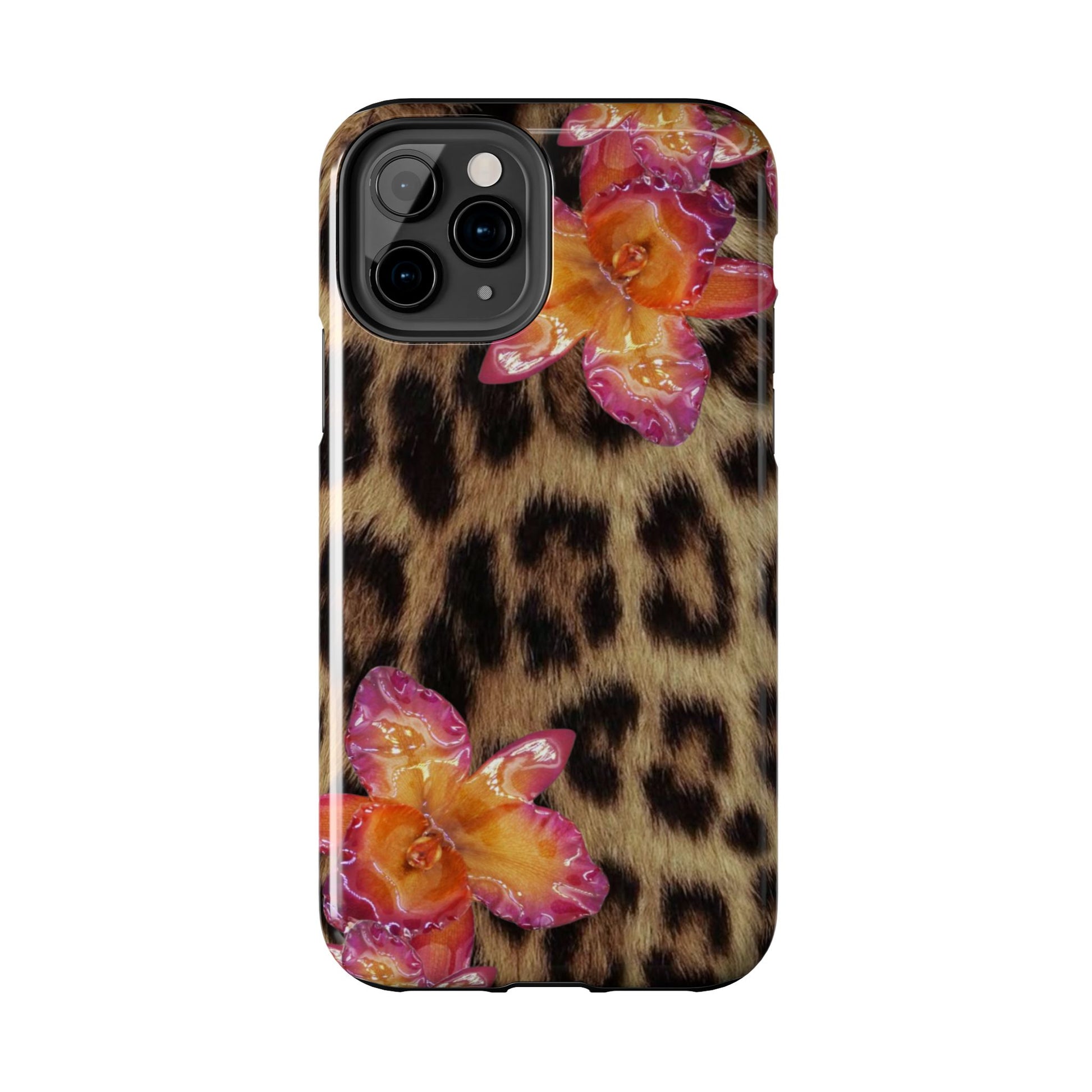 Leopard flower case
