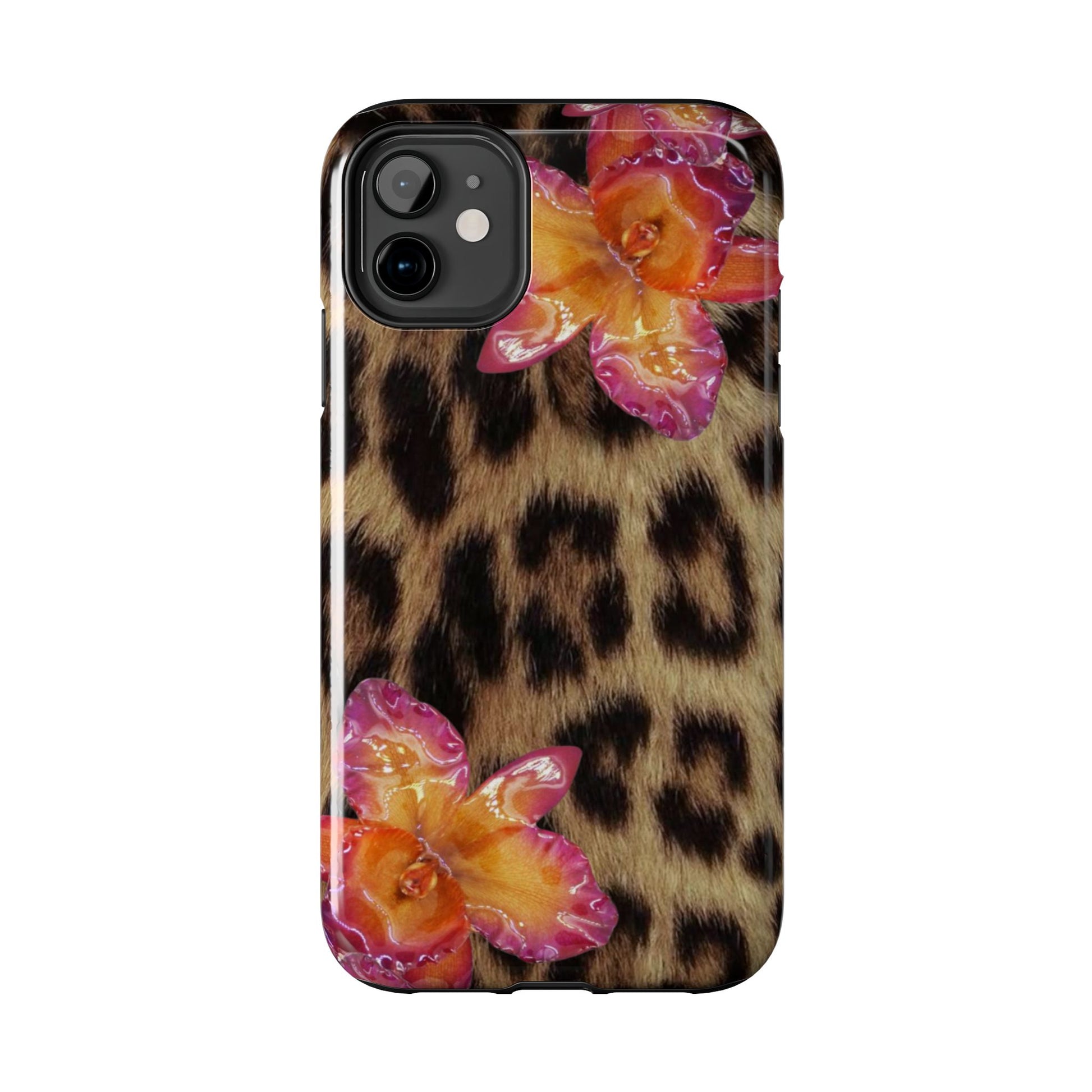 Leopard flower case