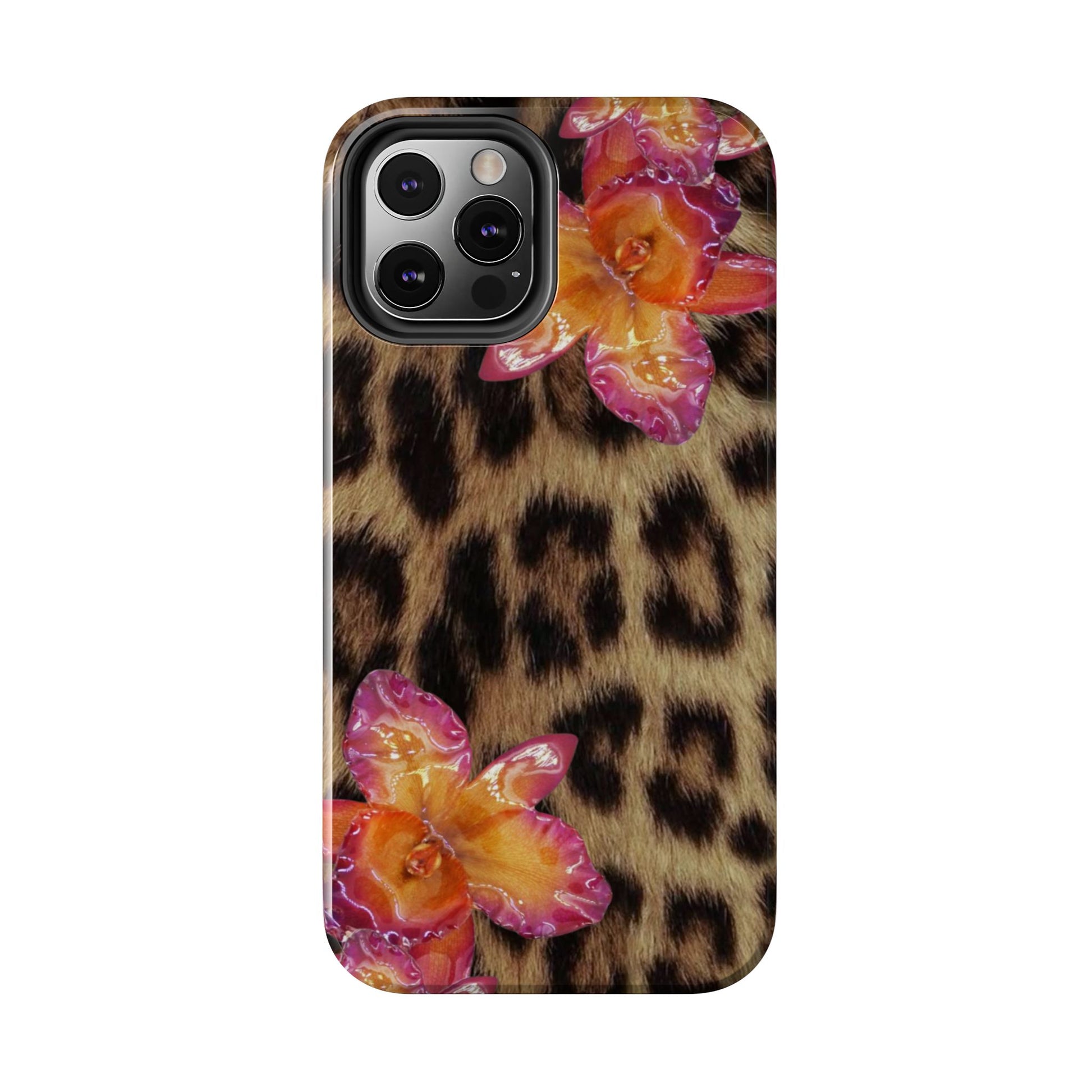Leopard flower case