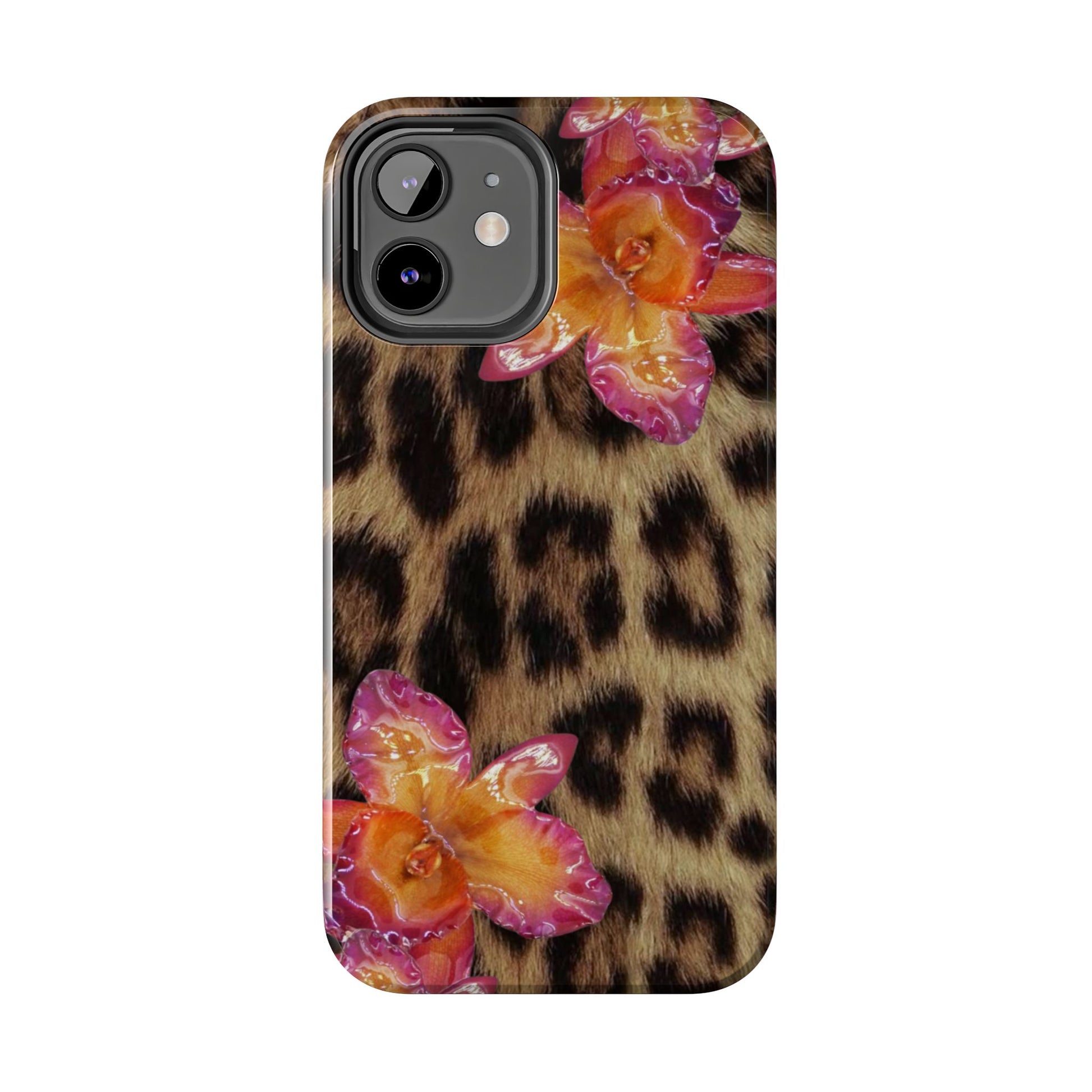 Leopard flower case